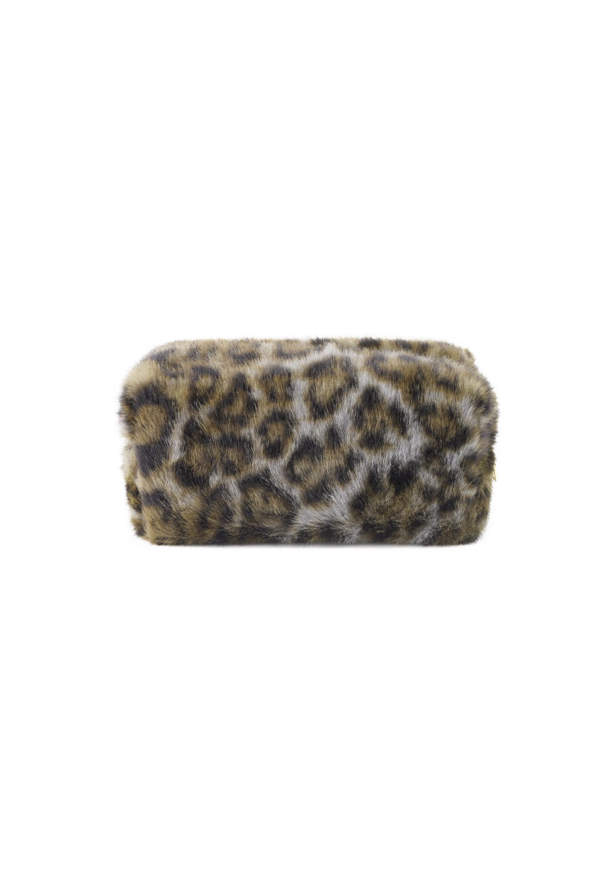 Stylish Khaki Leopard Print Makeup Bag for Women