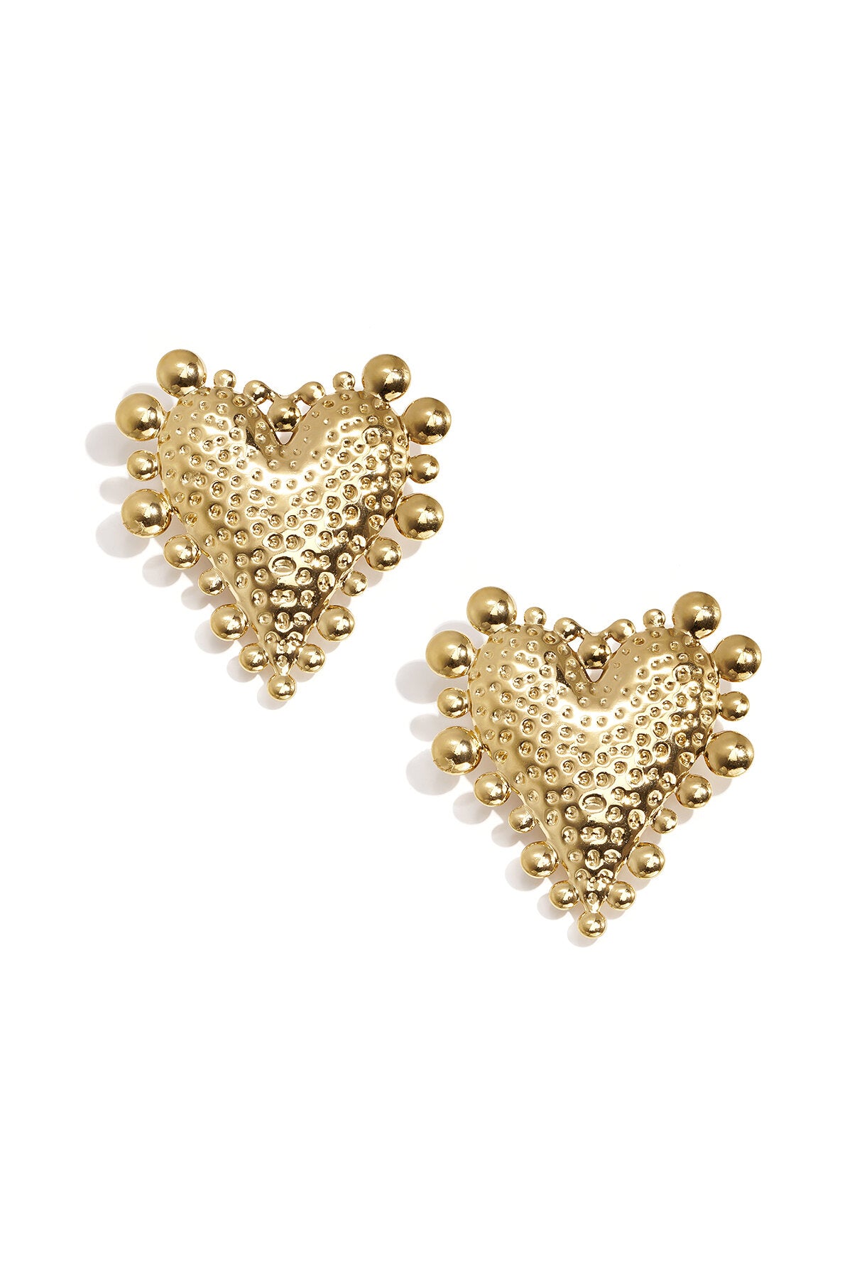 Elegant 14K Gold Plated Heart Cufflinks for All Occasions