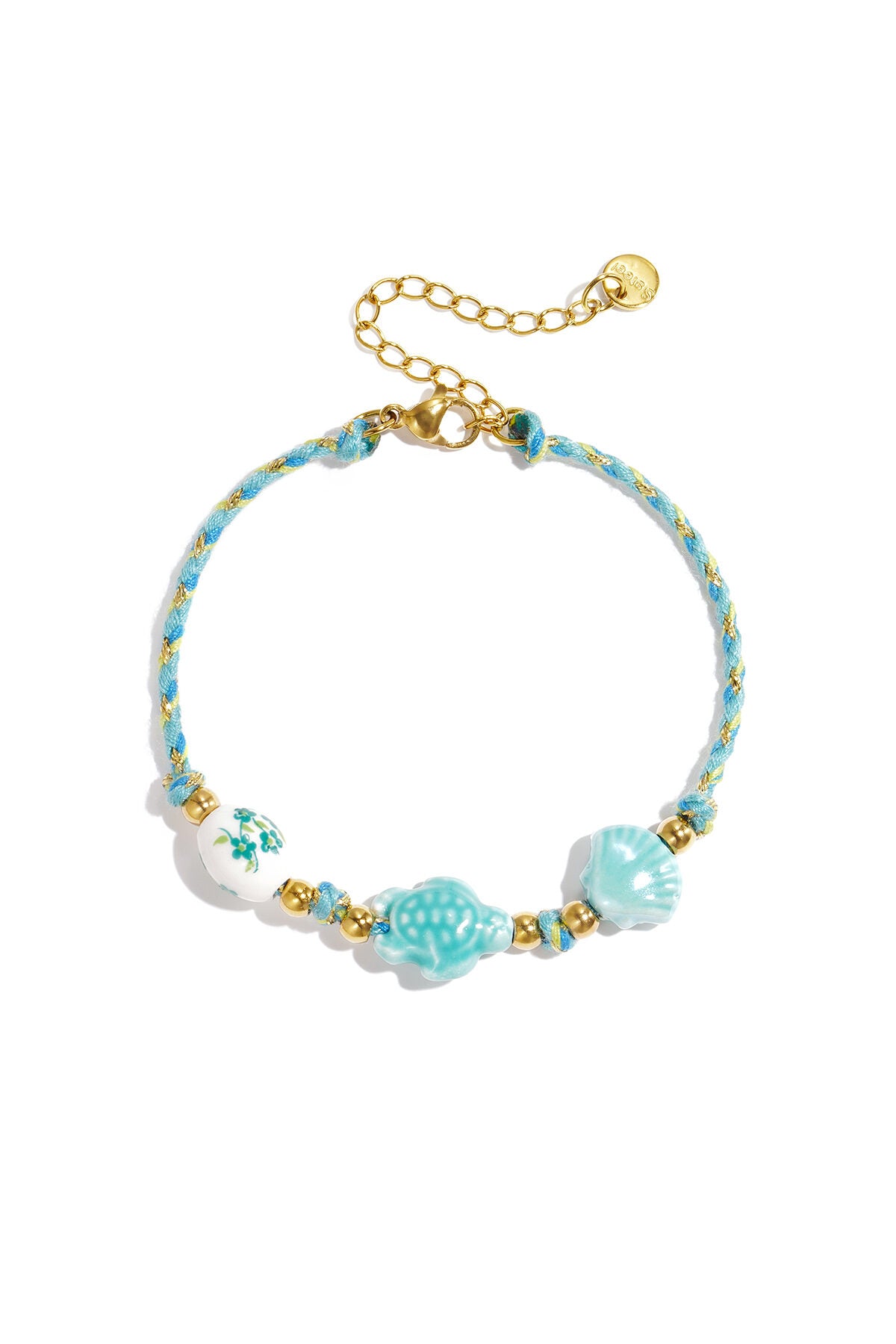 Charming Pink and Green Beaded Bracelet for Summer