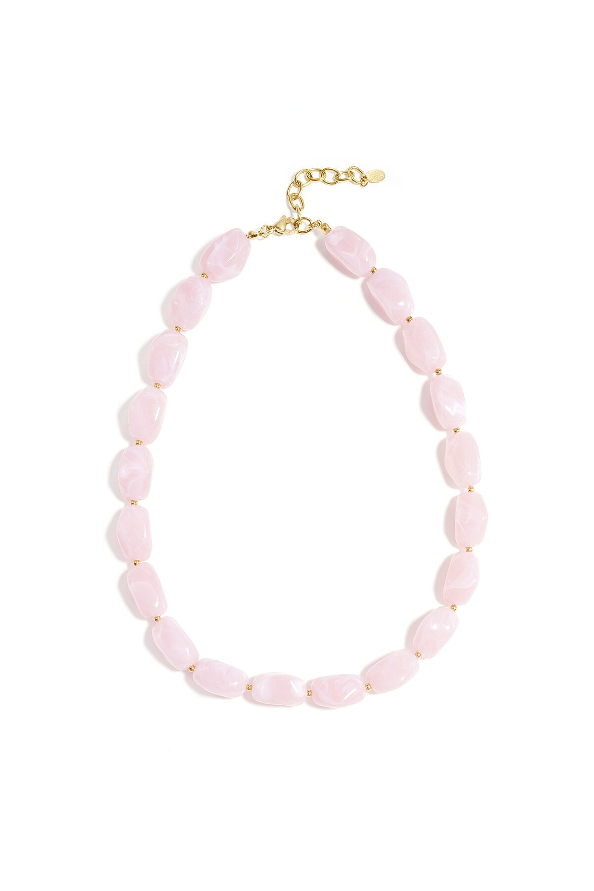 Ketting wit/gebroken wit acryl