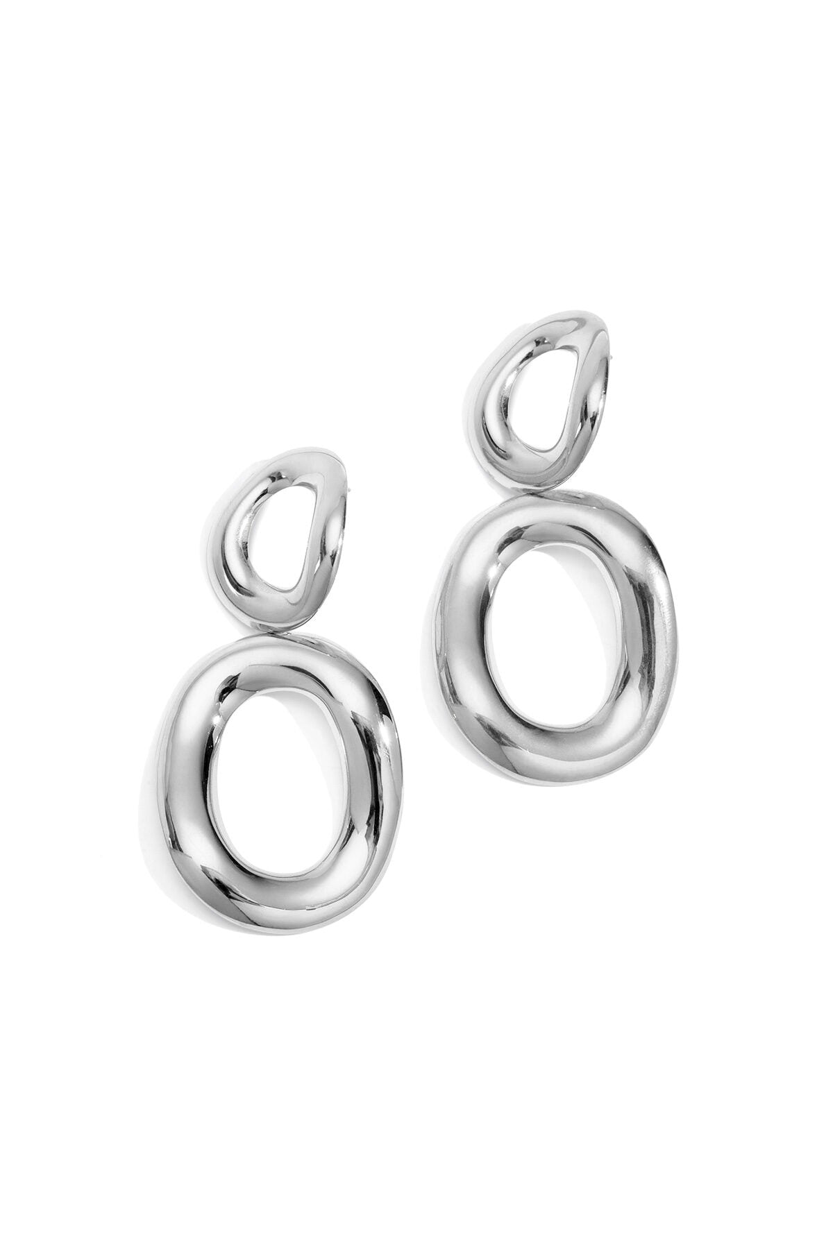 Elegant Circle Drop Earrings for Everyday Wear