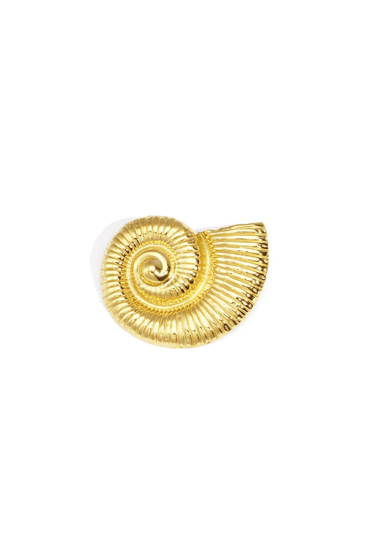 Elegant Gold Color Stainless Steel Brooch