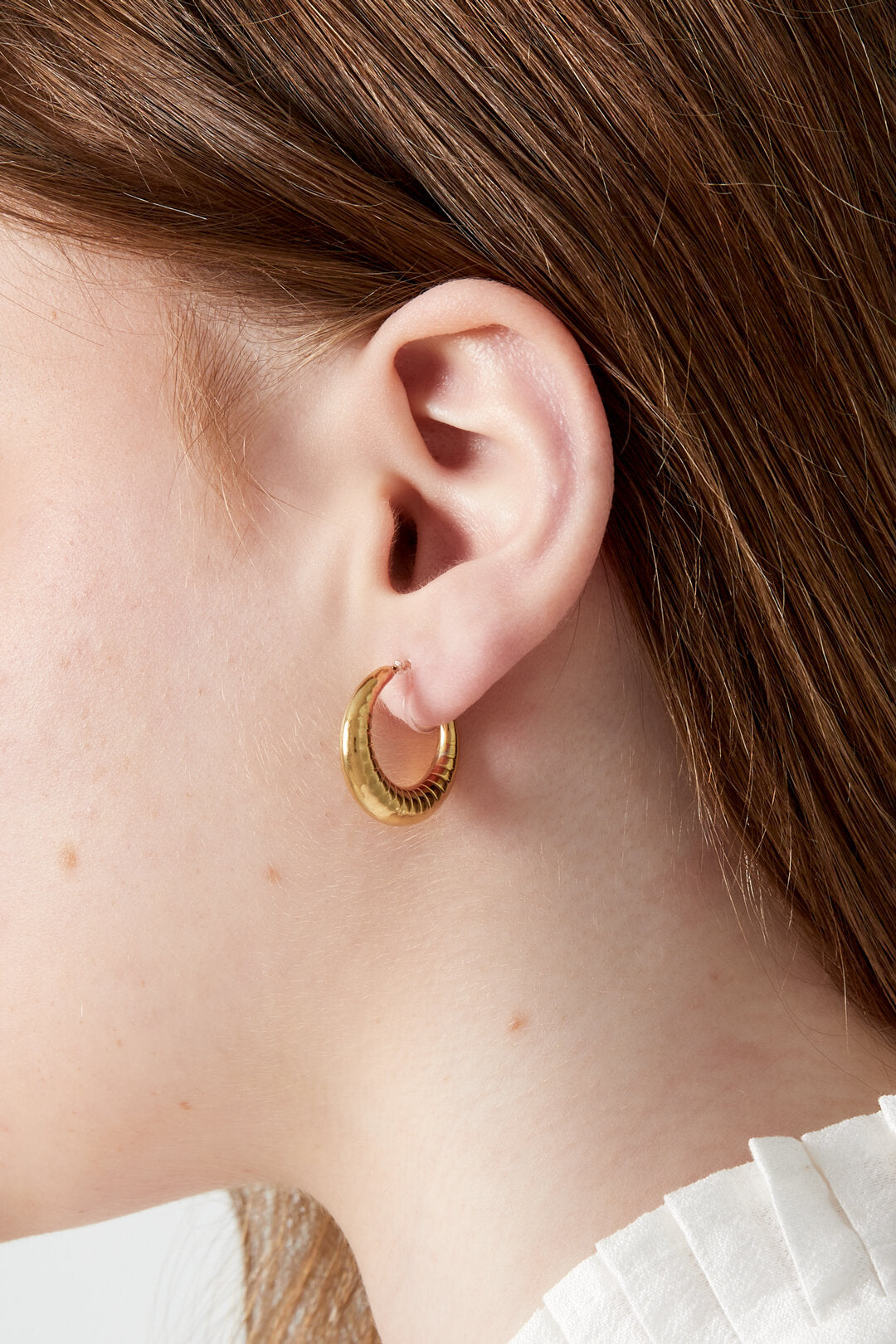 Stylish 14K Gold Plated Clip-On Earrings for Everyday Wear
