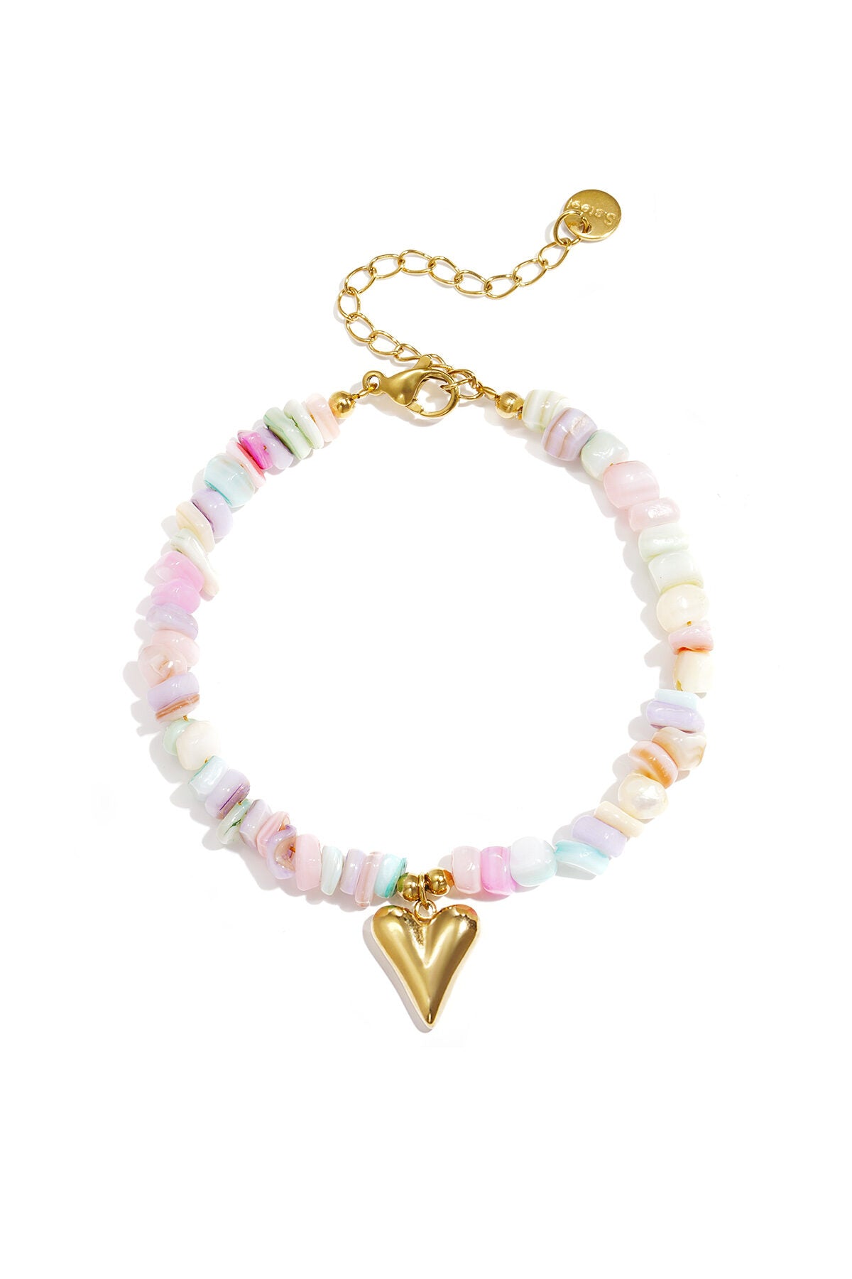 Charming Heart Beaded Bracelet for Women