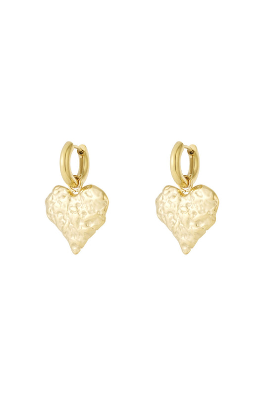 Elegant Heart-Shaped Drop Earrings for Everyday Wear