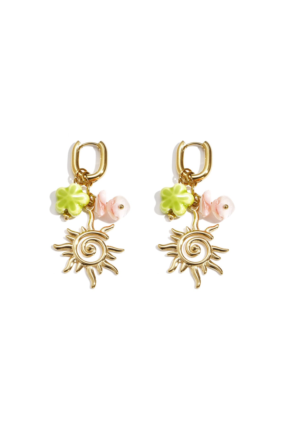 Elegant Gold Drop Earrings for Spring/Summer