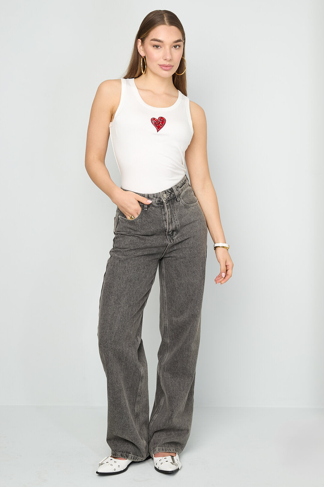 Gimme Soft Knitted Heart Tank Top - Perfect for All Fits