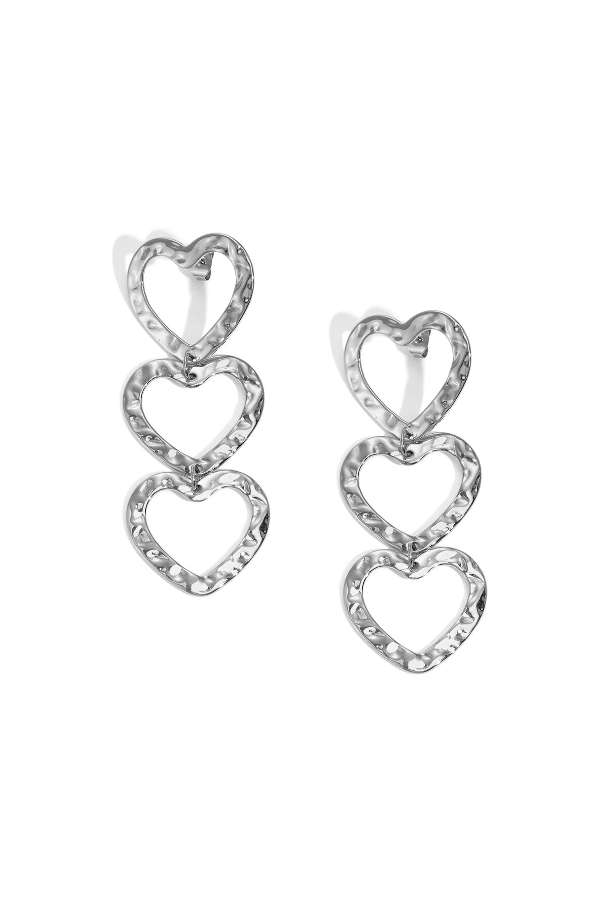 Elegant Heart Dangle Earrings for All Occasions