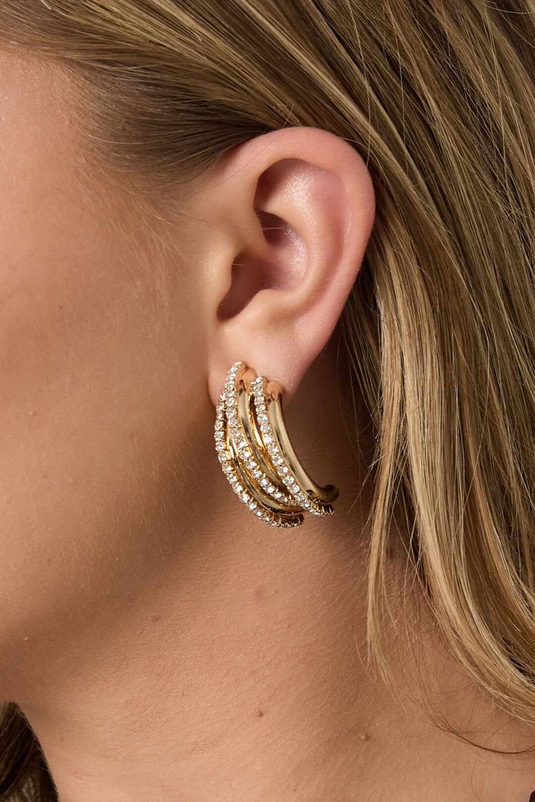 Elegant Irregular Shaped Stud Earrings for Party Wear
