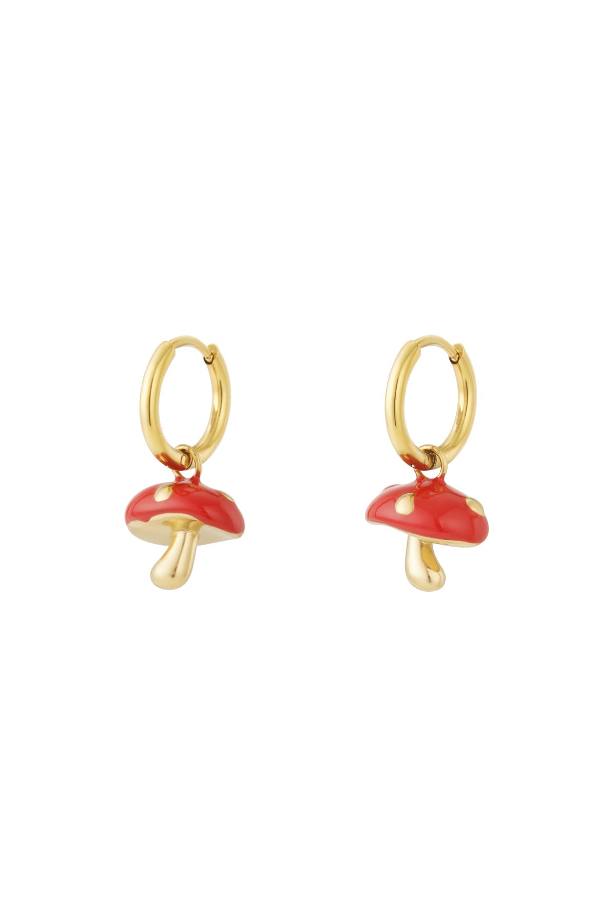 14K Gold Plated Simple Fruit Drop Earrings