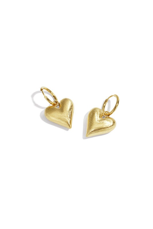 Elegant Heart-Shaped Drop Earrings for Women