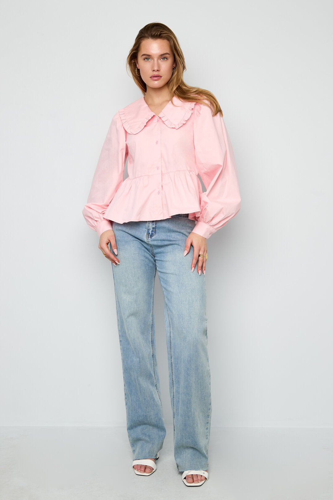 Gimme Cotton Woven Casual Blouse for Spring/Summer