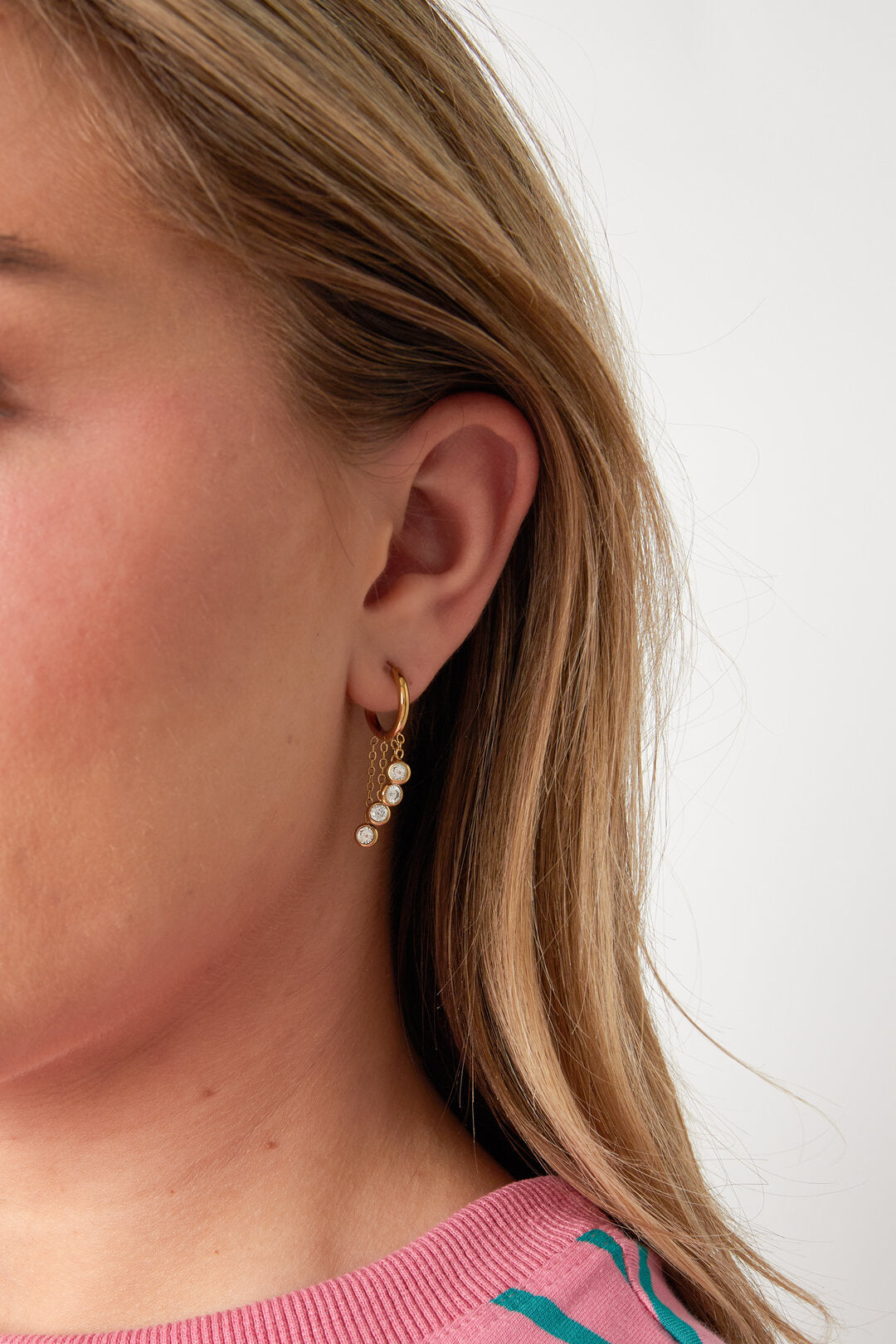 Elegant Stainless Steel Drop Earrings - Simple Yet Stunning