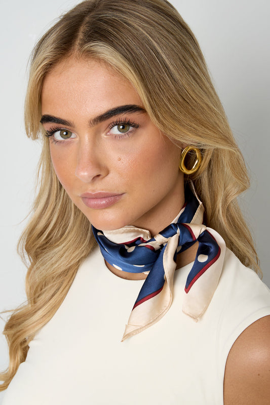 Elegant Polka Dot Summer Scarf for Women