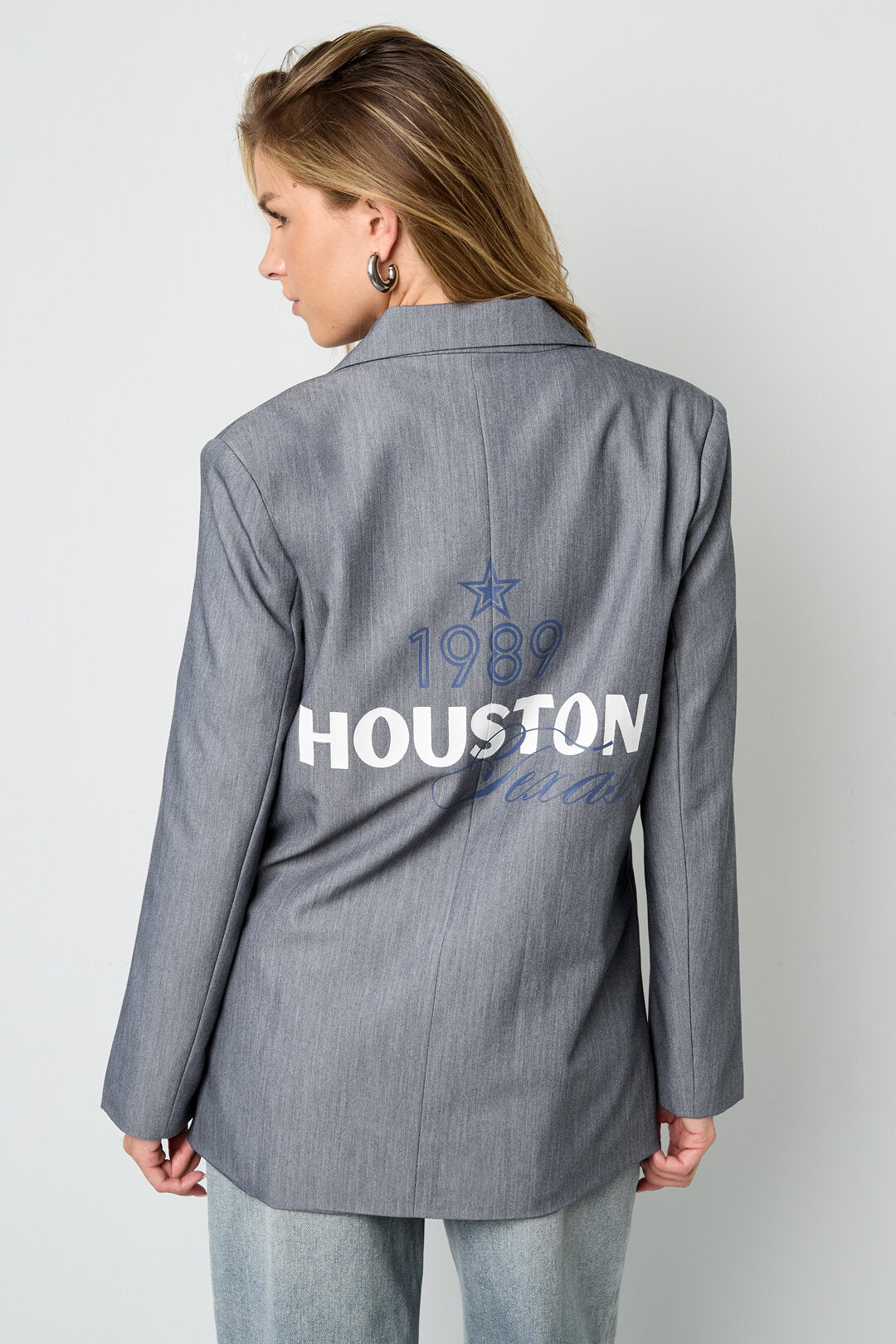 Elegant Khaki & Grey Woven Ladies' Suit Set for Fall/Winter