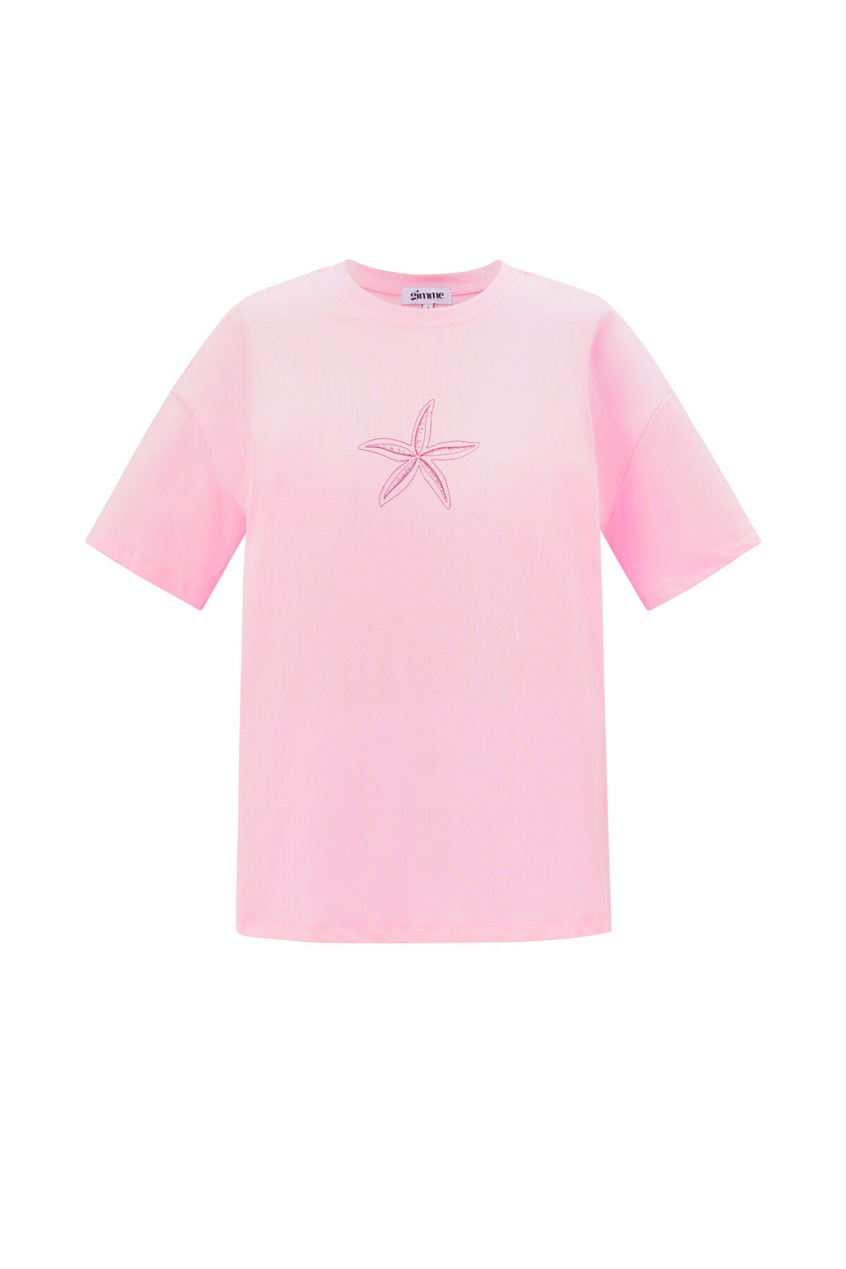 Soft Cotton Letter Print T-Shirt for Spring/Summer