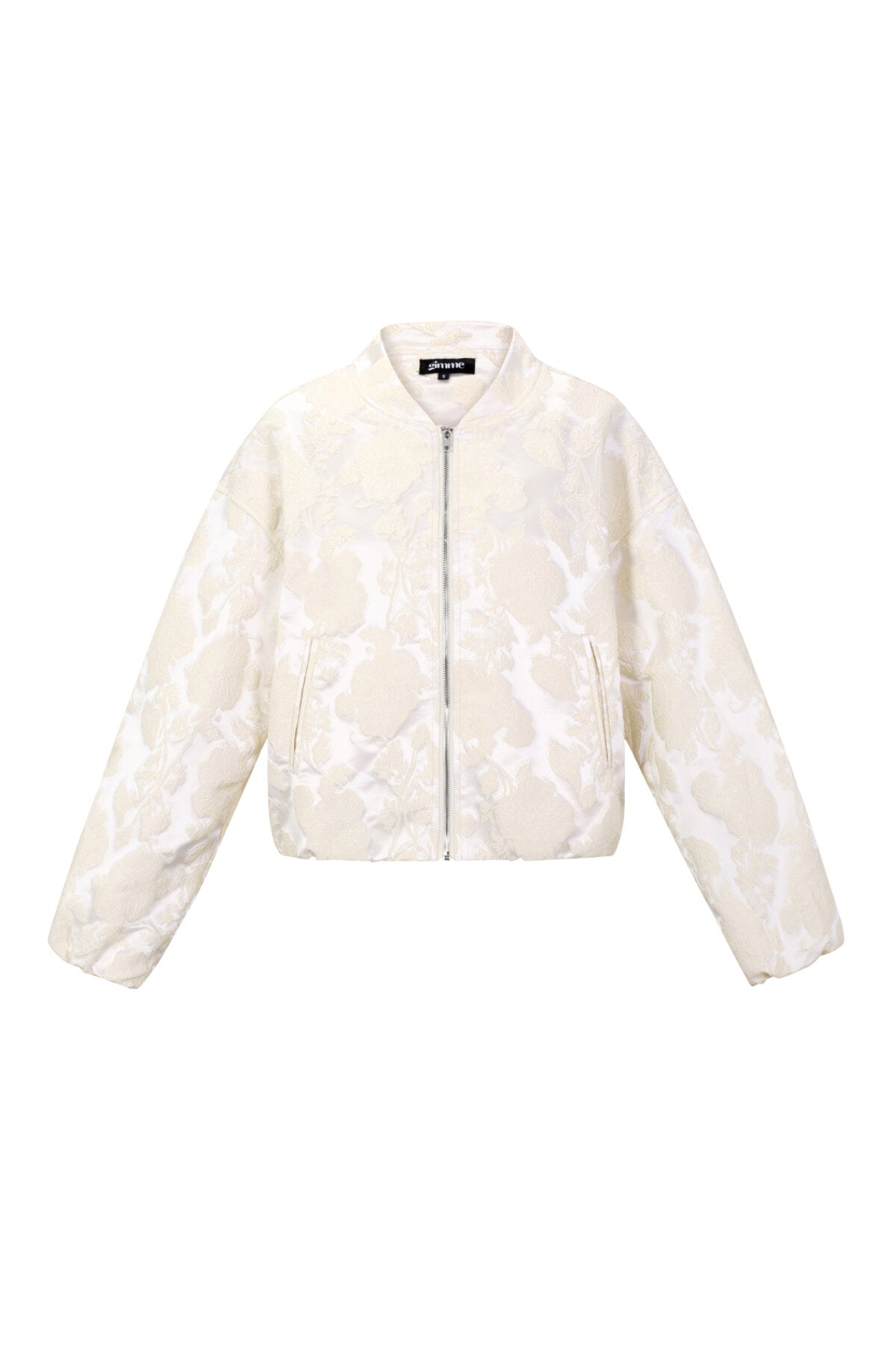 Chic Floral Print Woven Jacket for Fall/Winter