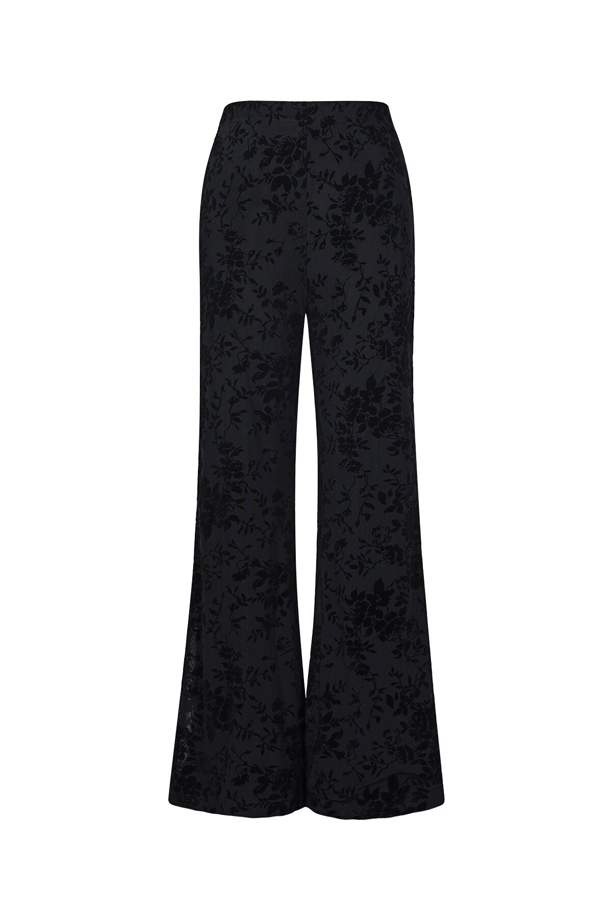 Sexy Floral Flared Pants for Fall Winter