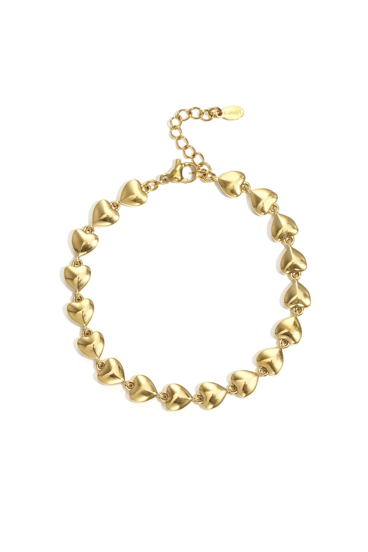 Elegant Heart Chain Bracelet for Everyday Wear