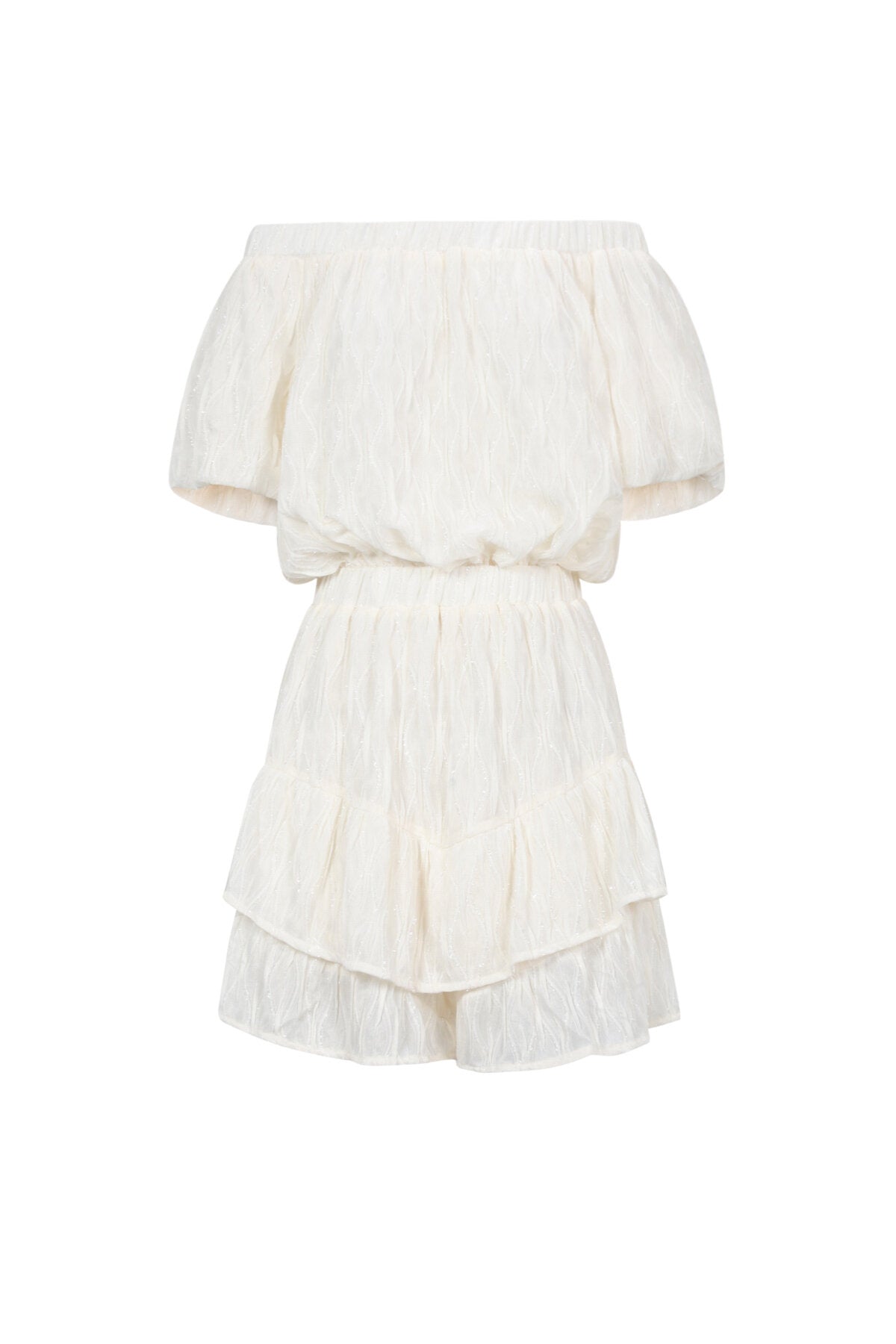 Elegant Apricot & Black Ruffle Edge Bodysuit