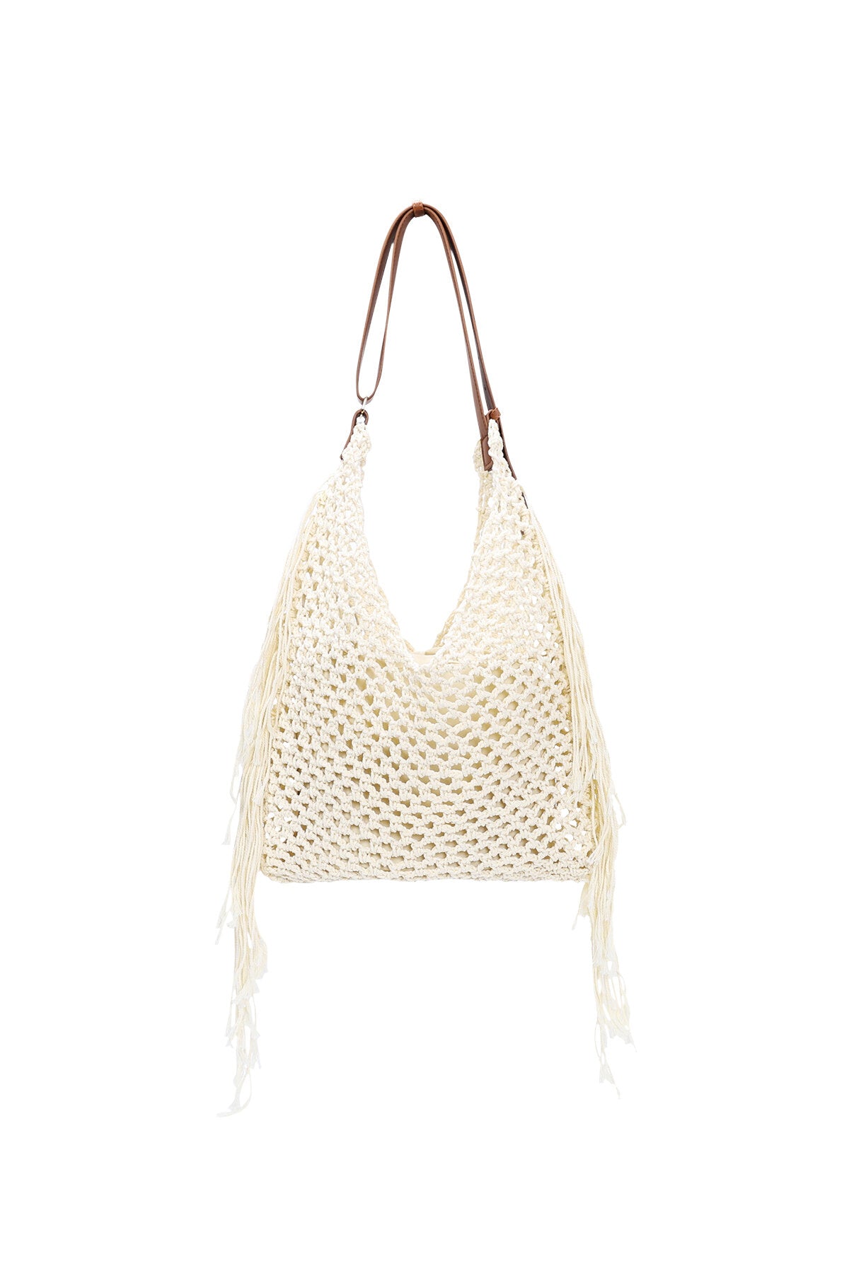 Chic Khaki Cotton Hobo Bag for Summer Adventures