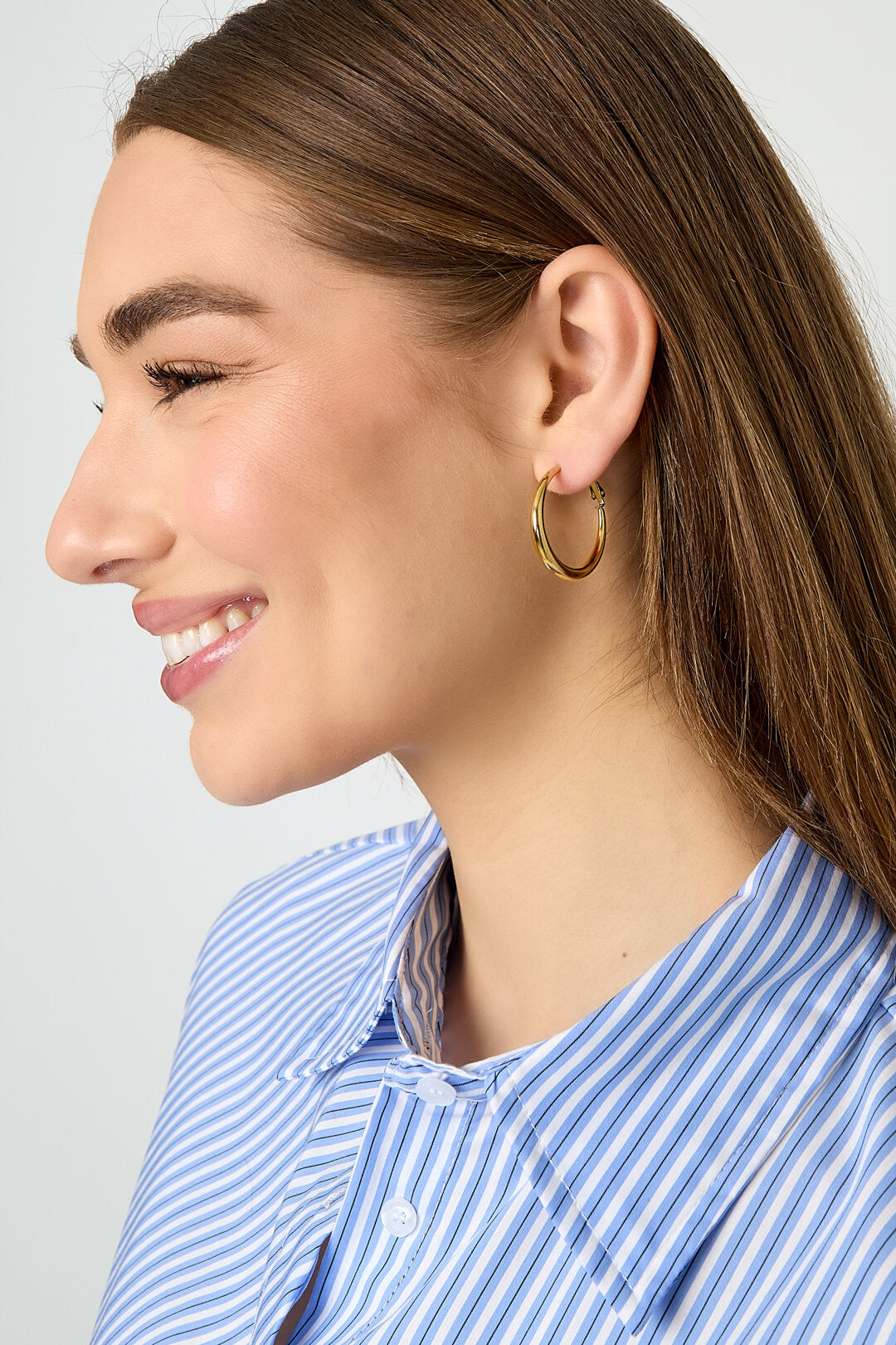 Stylish All-Fit Hoop Earrings for Everyday Wear