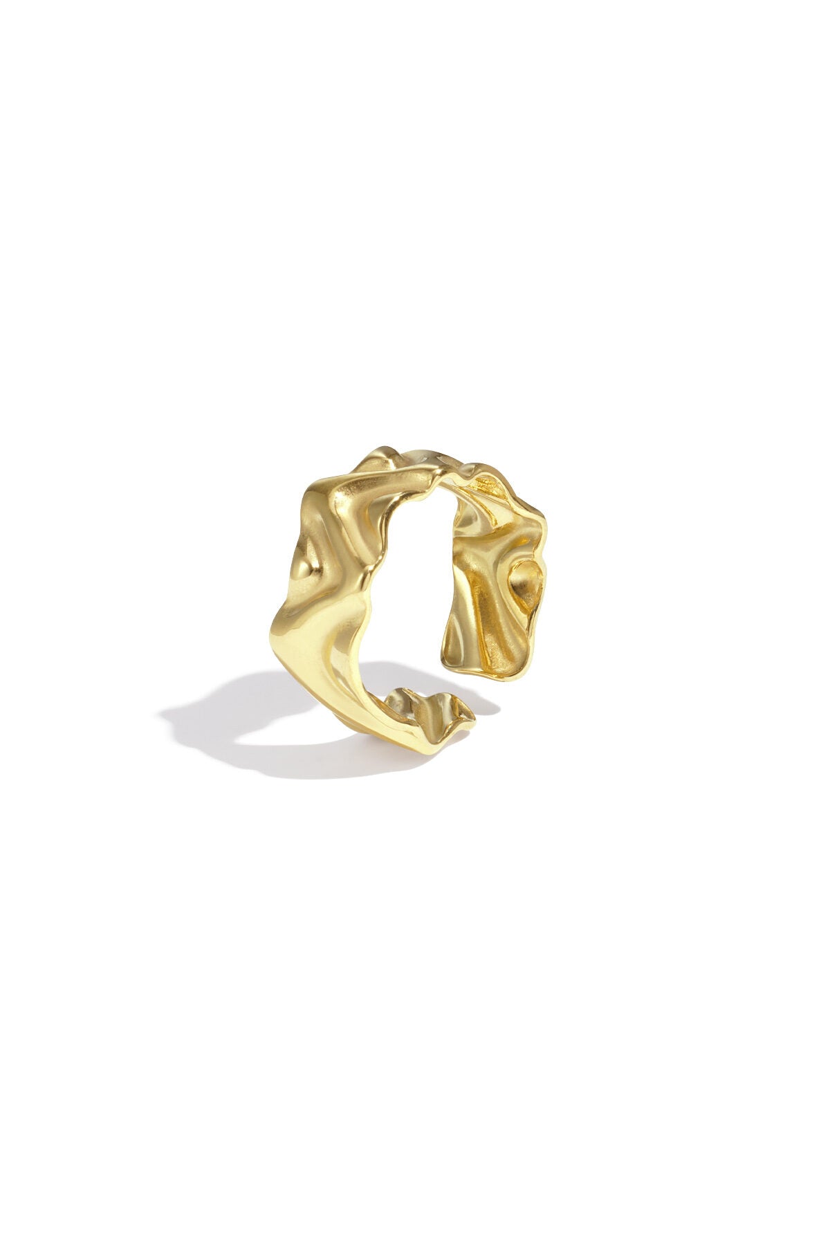 Elegant Minimalist Adjustable Ring - Silver & Gold