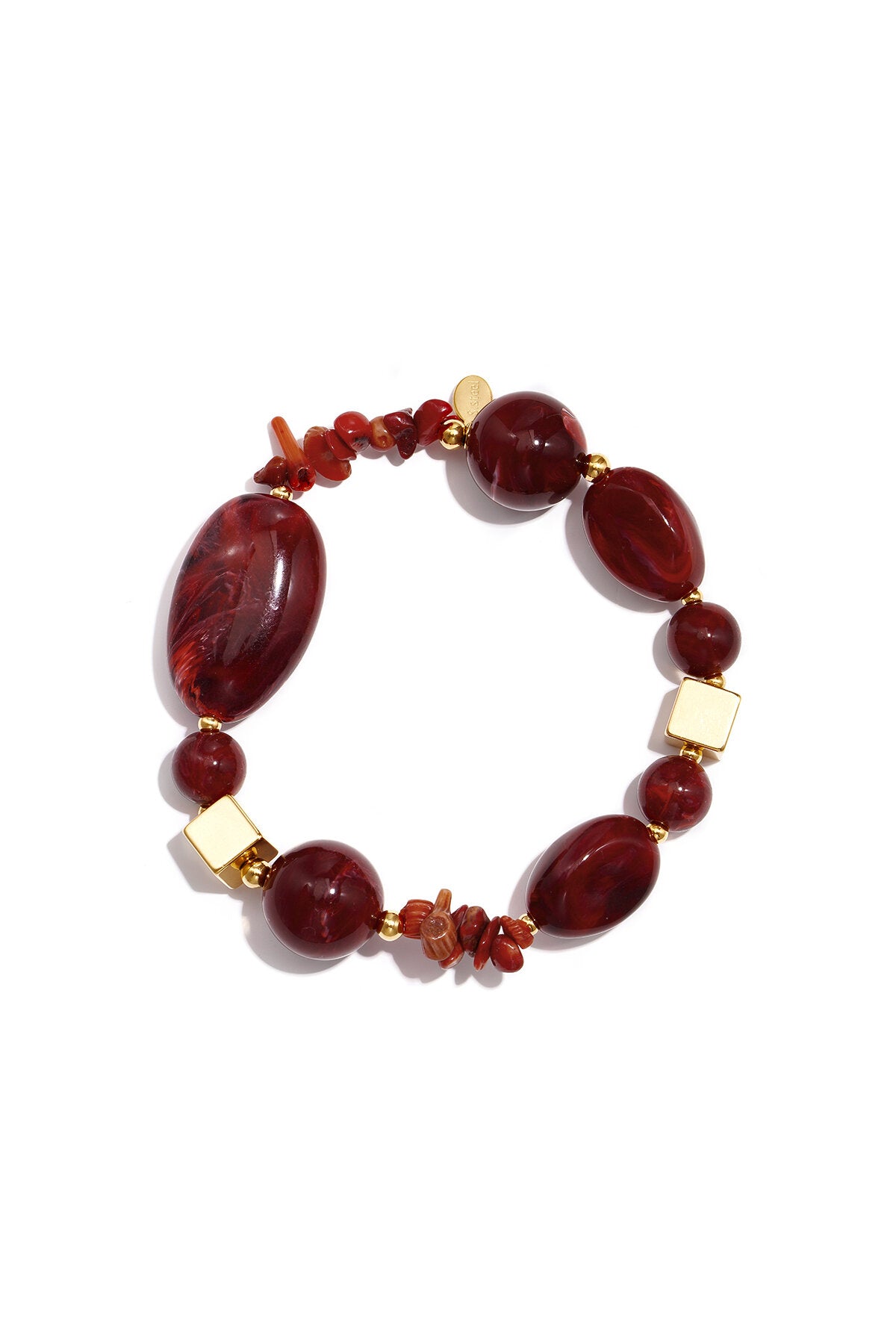 Charming Pink Beaded Bracelet for Women, All Fit