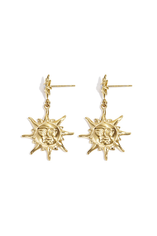 Stylish Sun Dangle Earrings for Everyday Glam