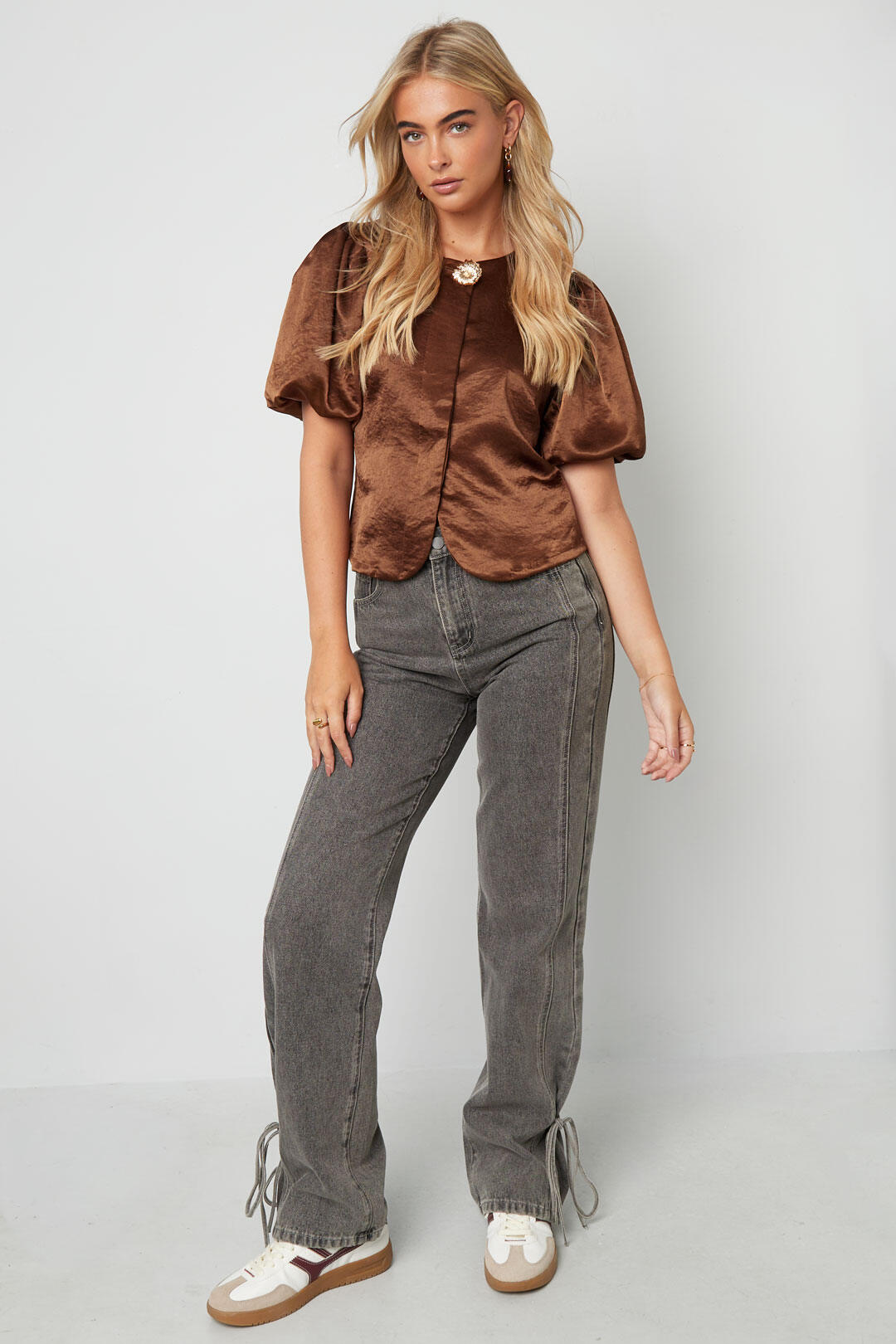 Elegant Spring/Summer Woven Top in Multiple Colors