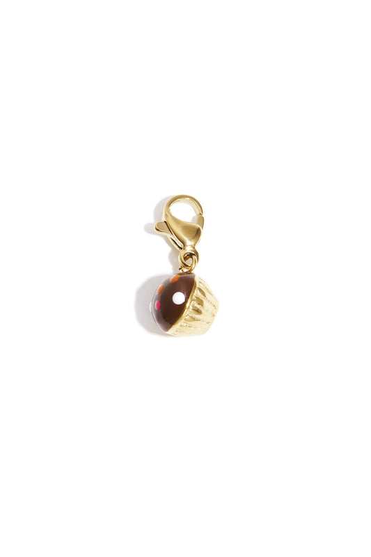 Elegant Brown Enamel Steel Jewelry Finding
