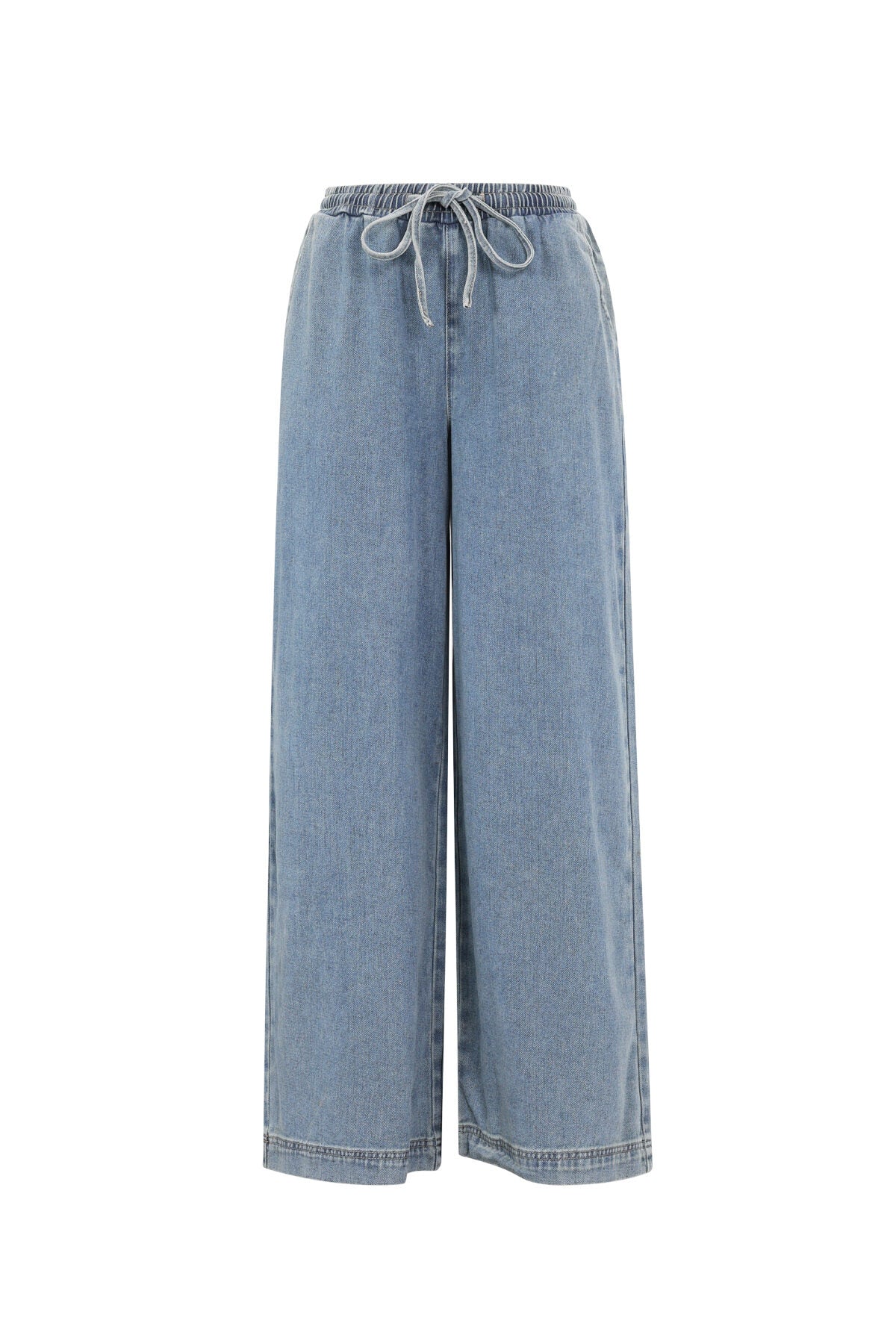 Stylish Wide Leg Denim Pants for All Fit