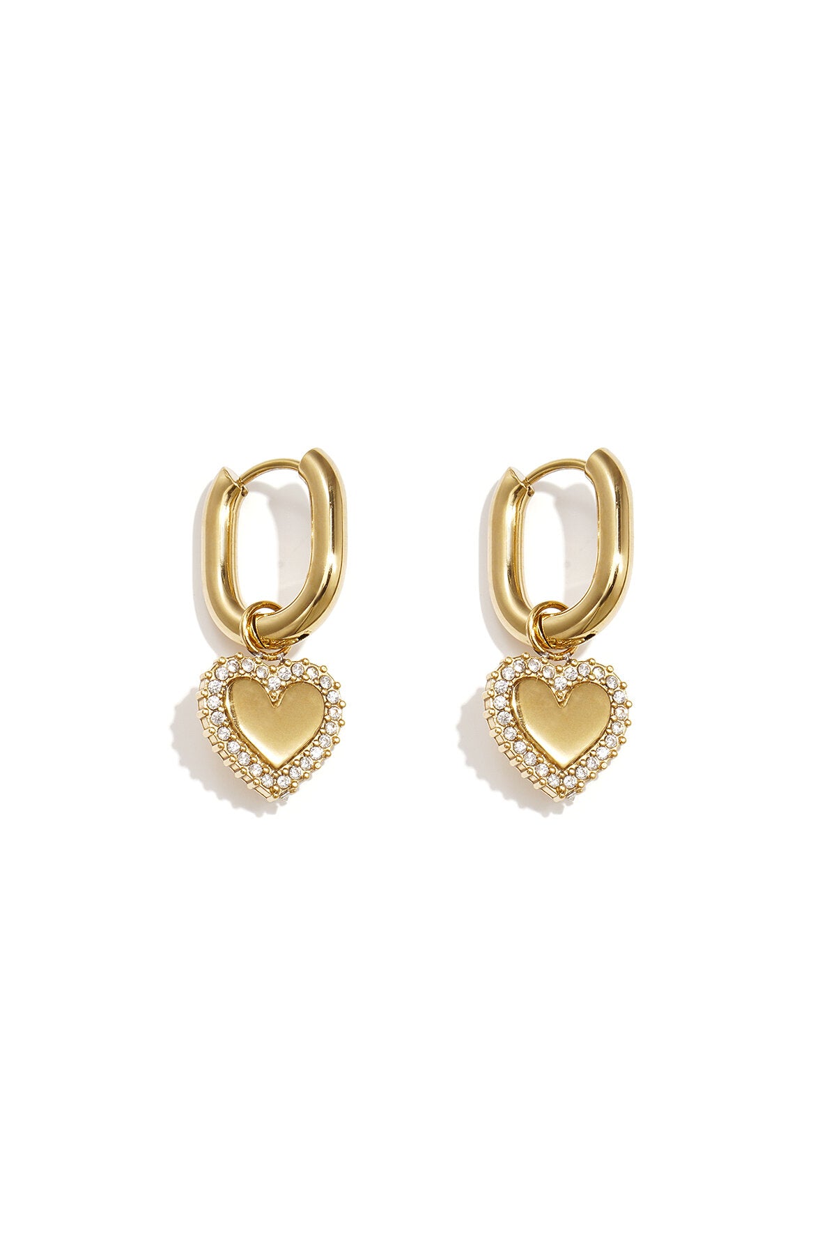 Stylish Heart-Shaped Drop Earrings for Everyday Glam