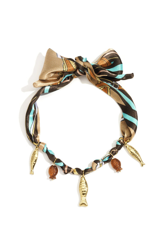 Elegant Gold Braided Necklace for Winter Glam