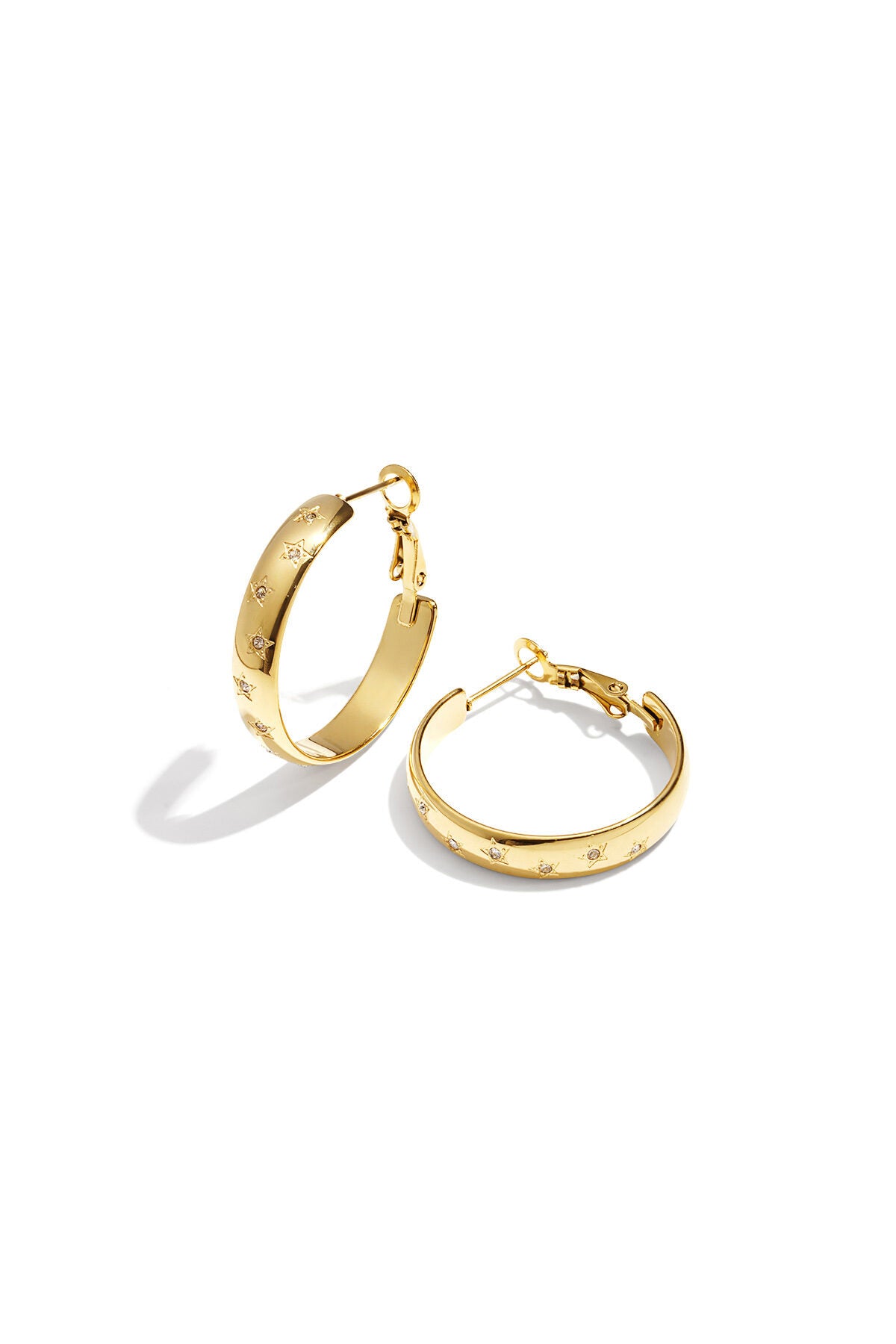 Stylish Stainless Steel Hoop Earrings for Everyday Wear