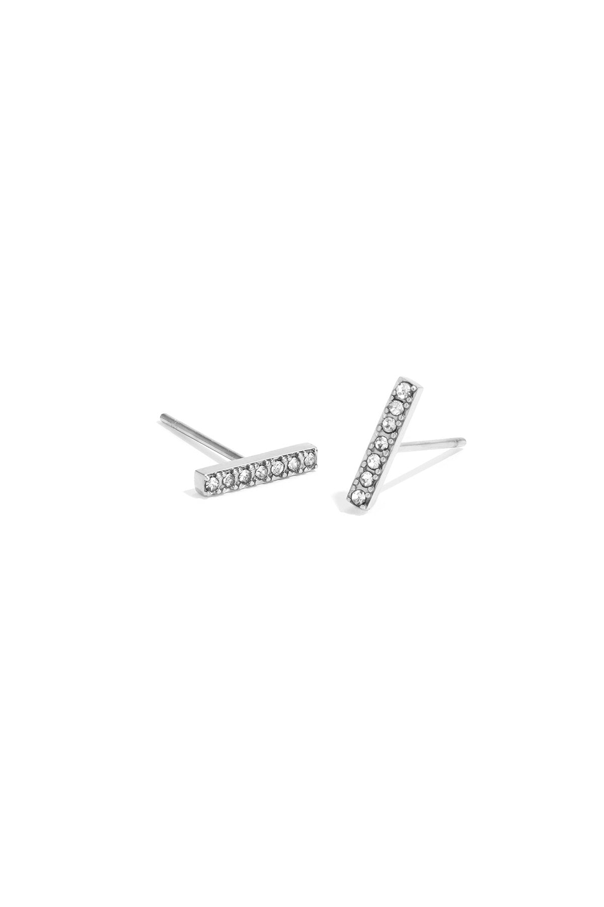 Elegant Mini Rhinestone Stud Earrings for Everyday Sparkle