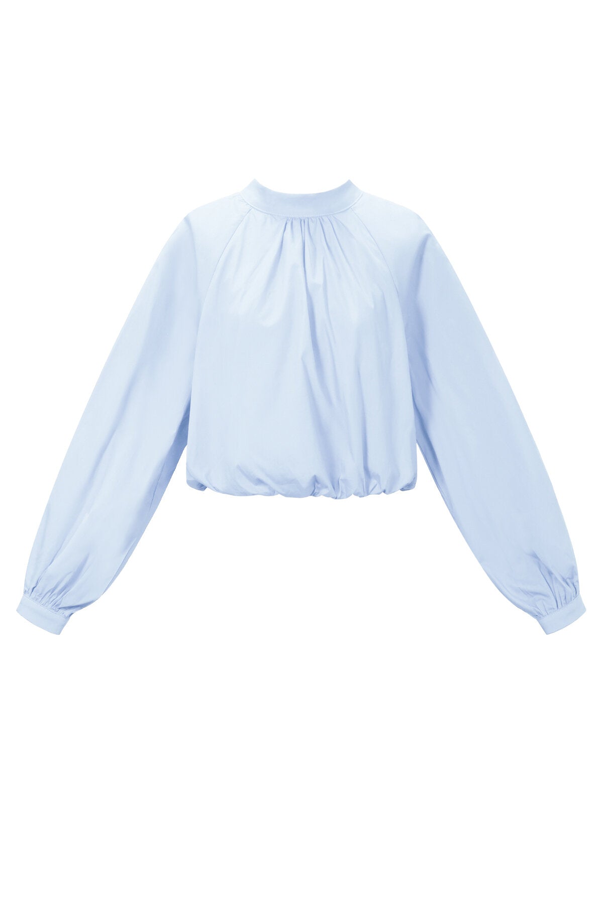 Gimme Cotton Woven Casual Long Sleeve Tops