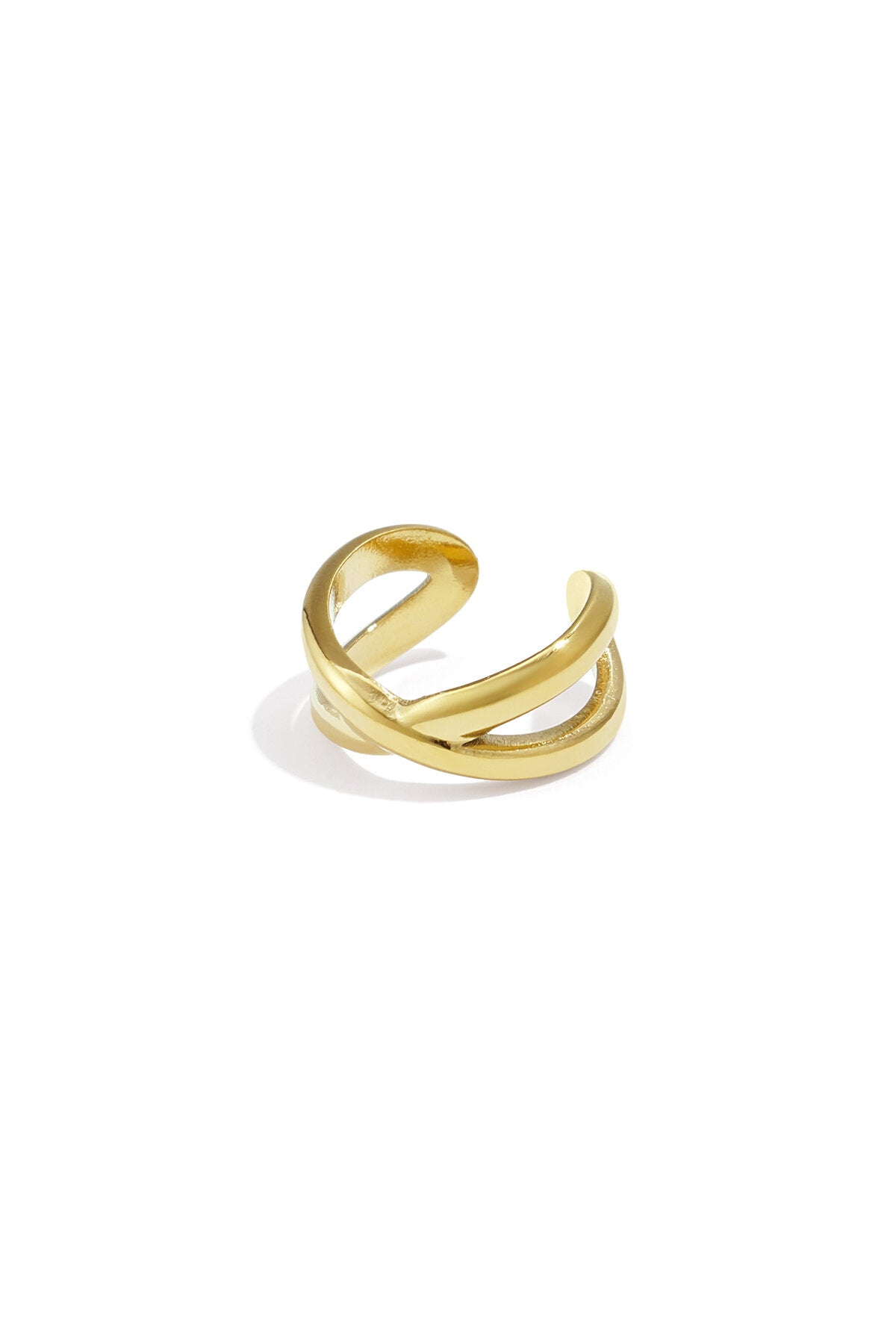 Elegant Gold Stainless Steel Ear Cuff for Women