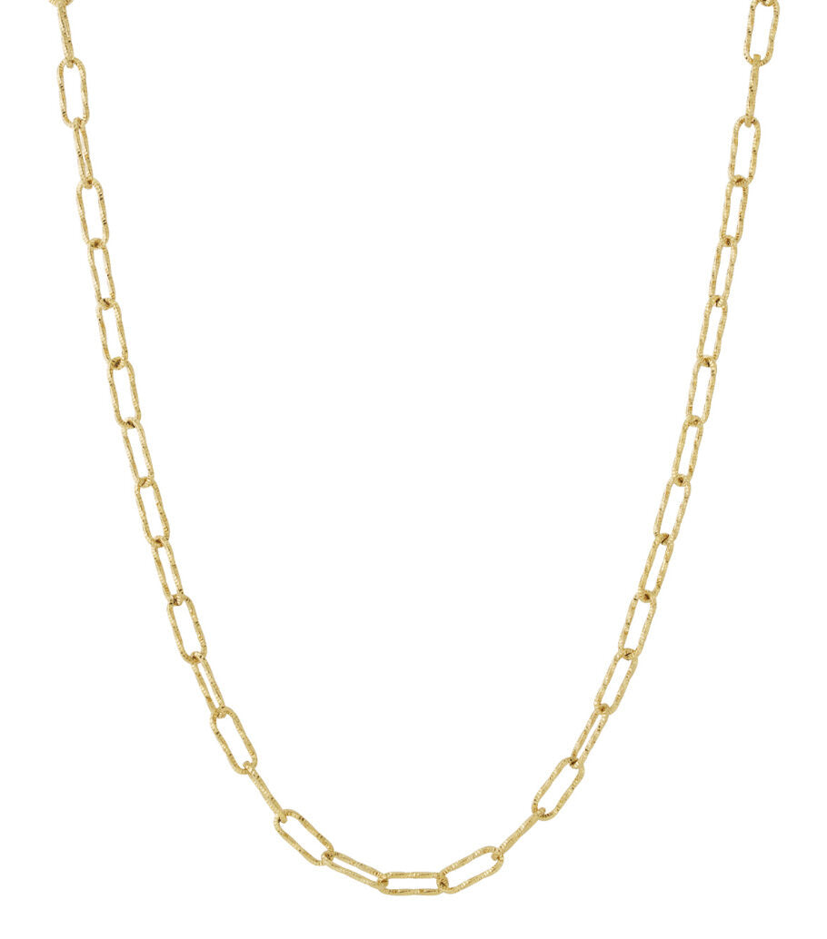 Elegant Long Necklace in Silver & Gold for Everyday Wear
