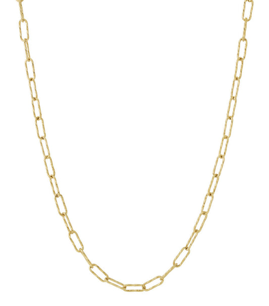 Elegant Long Necklace in Silver & Gold for Everyday Wear