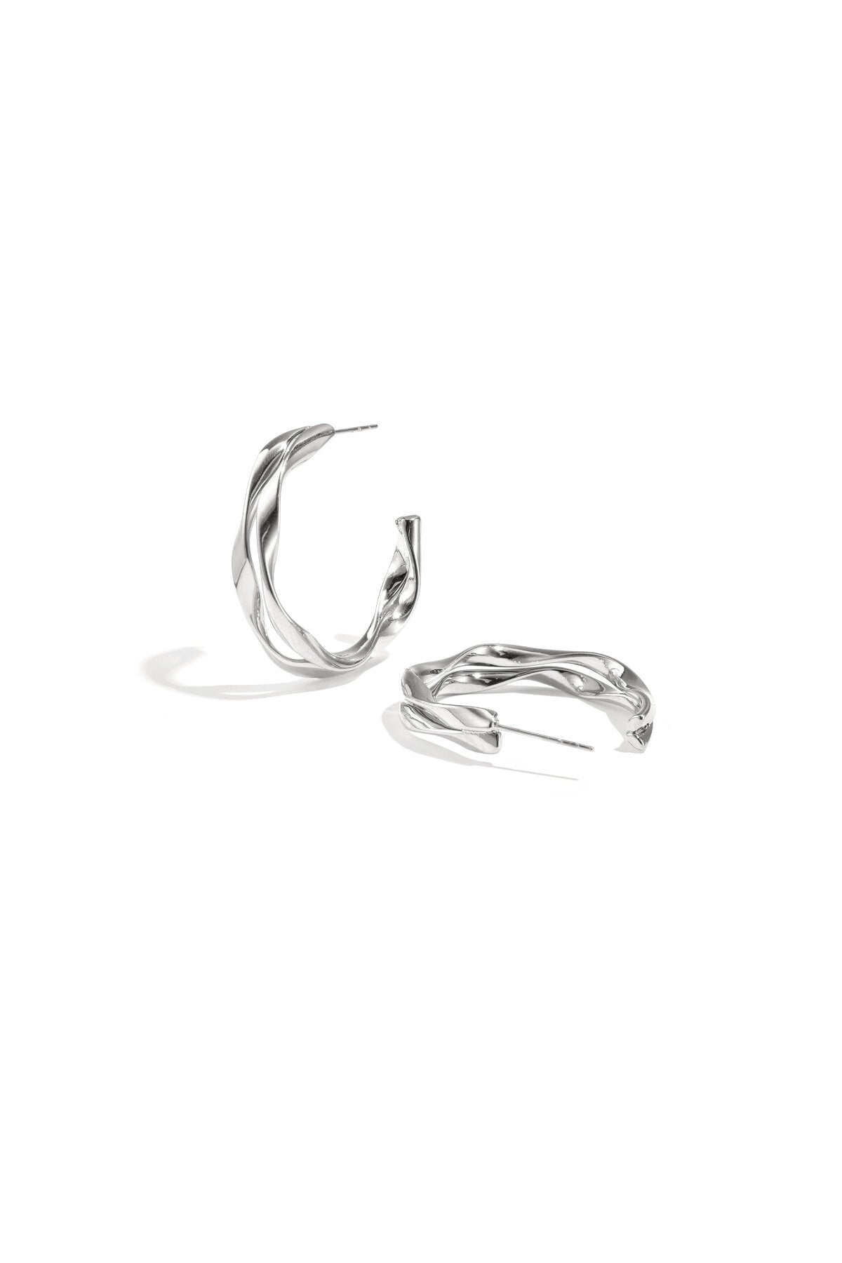 Stylish Stainless Steel Hoop Earrings for Women