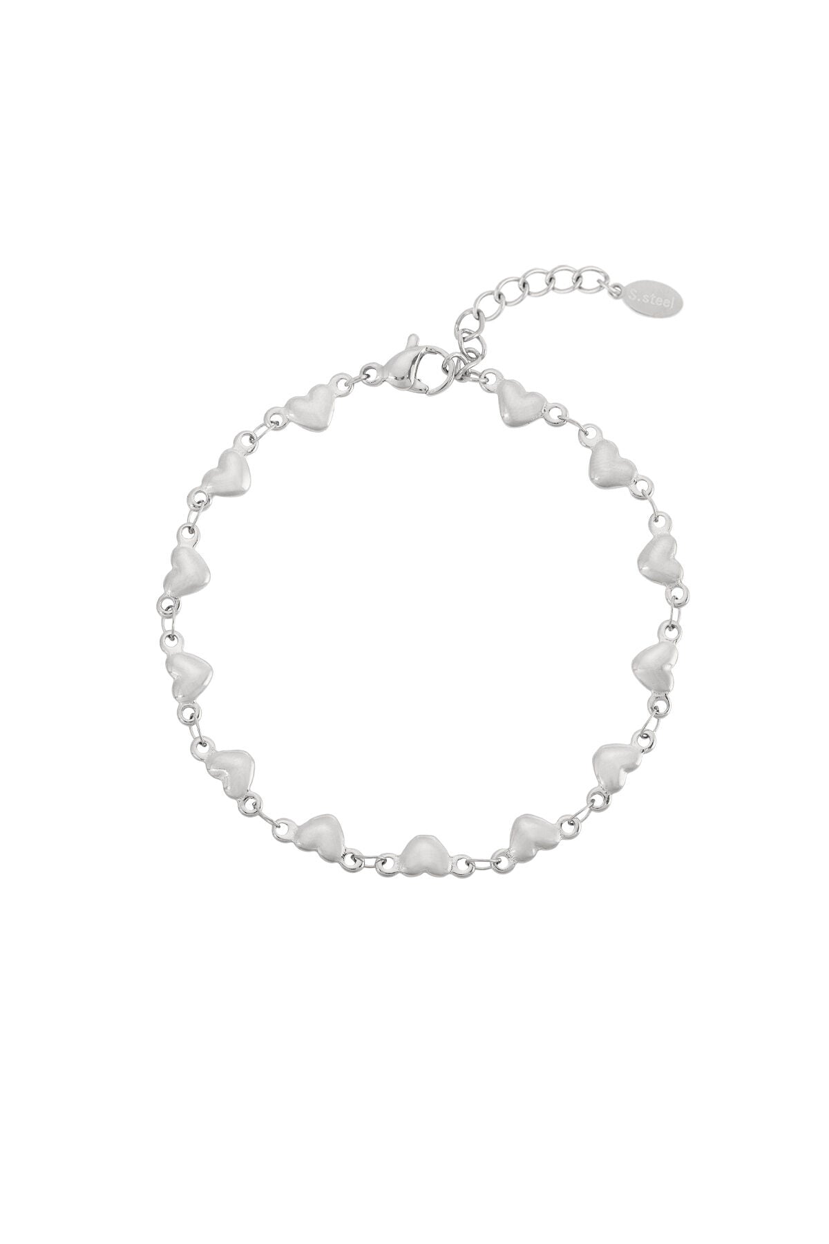 Elegant 14K Gold Plated Heart Bracelet for Daily Wear