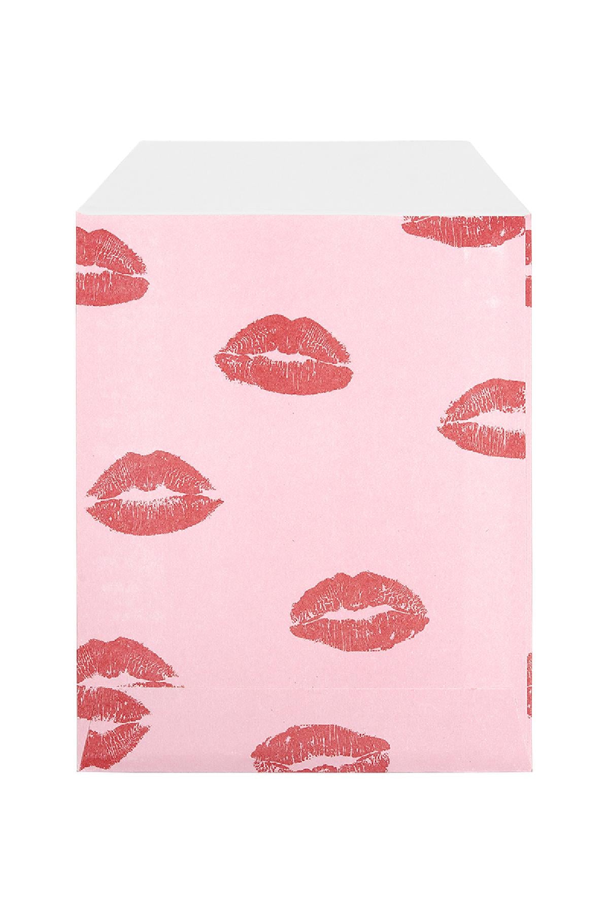 Papieren cadeauzakje Roze