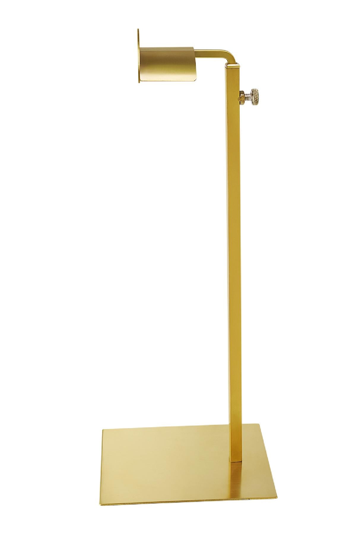 Elegant Gold Stainless Steel Accessory Display Stand