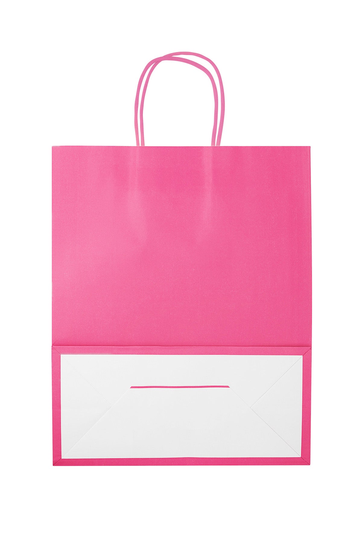 Tasjes effen 50 stuks groot - fuchsia Papier