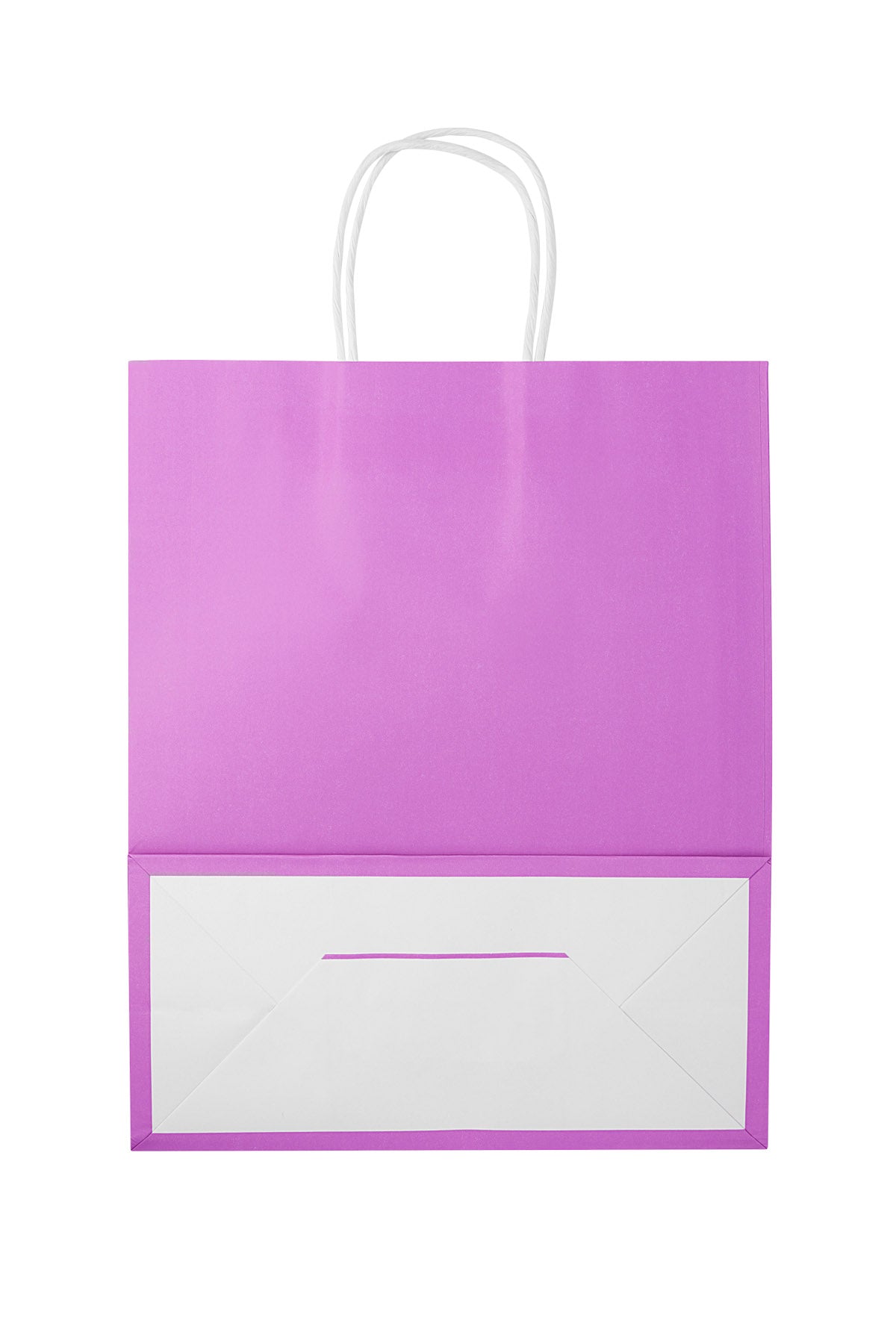 Tasjes effen 50 stuks groot - fuchsia Papier