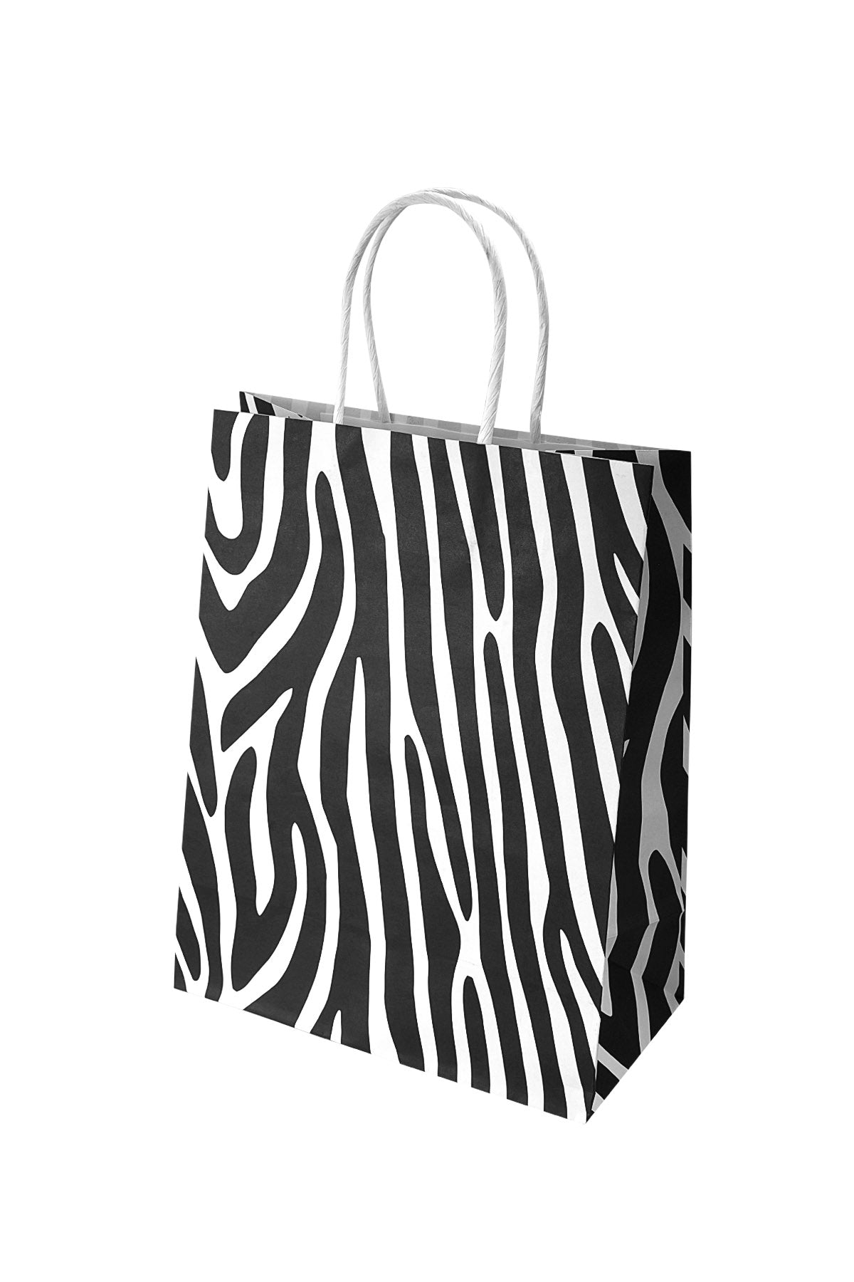Tasjes zebra 50 stuks - zwart/wit Papier