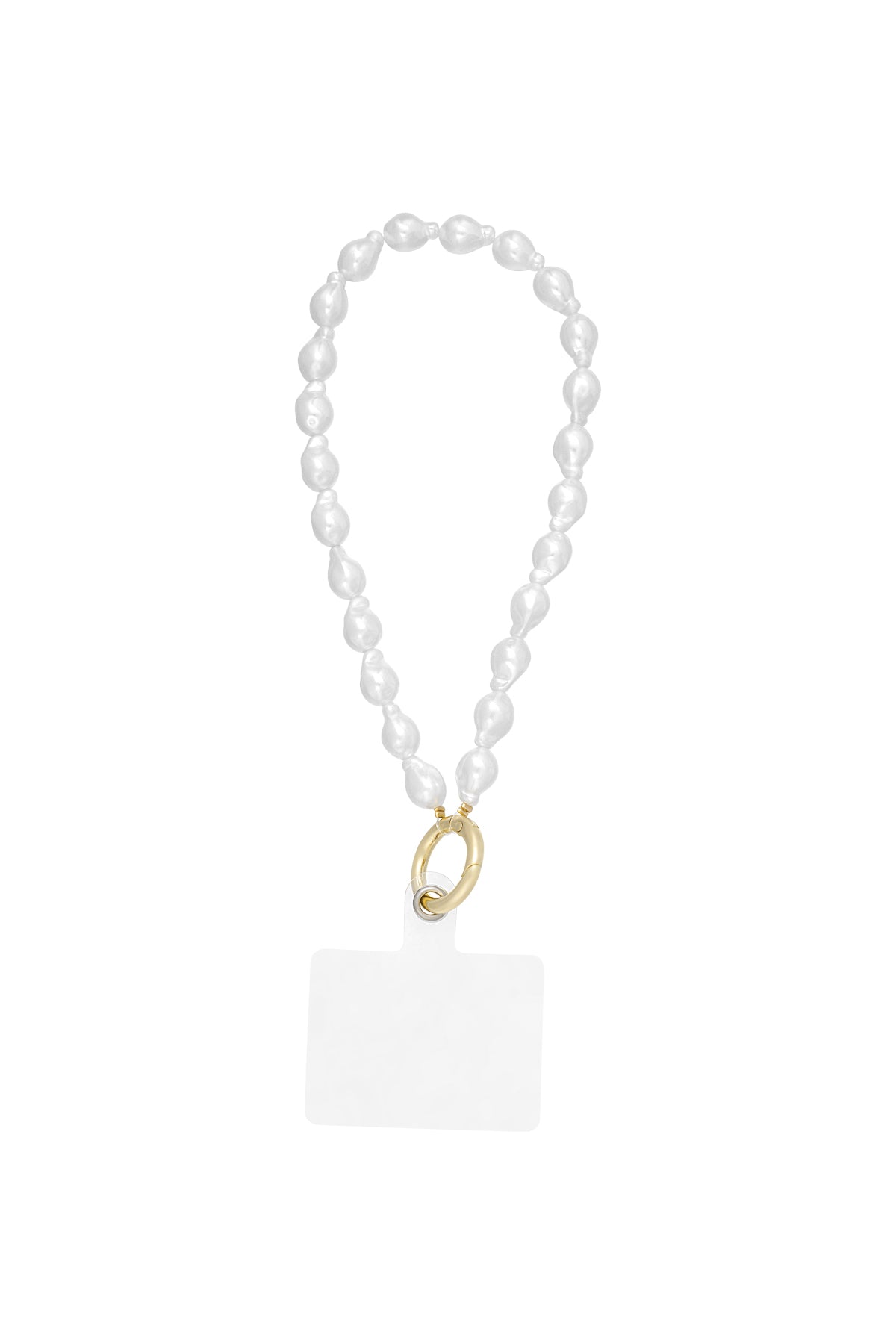 Elegant White Gold Phone Chain - Stay Stylish & Connected