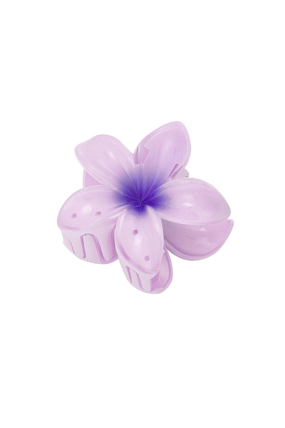 Charming Plastic Flower Hair Clips for Women