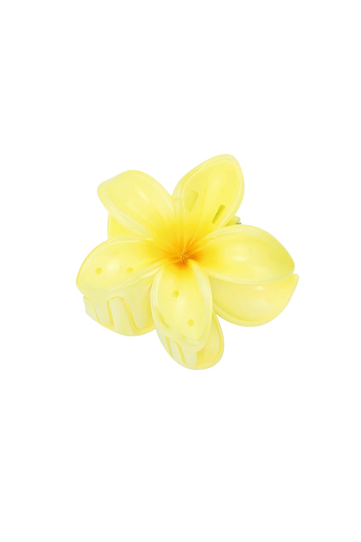 Charming Plastic Flower Hair Clips for Women